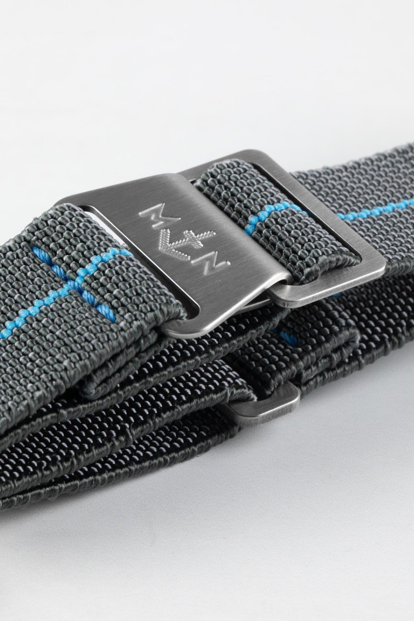 Erika's Originals MIRAGE MN™ Strap with TURQUOISE Centerline - BRUSHED Hardware