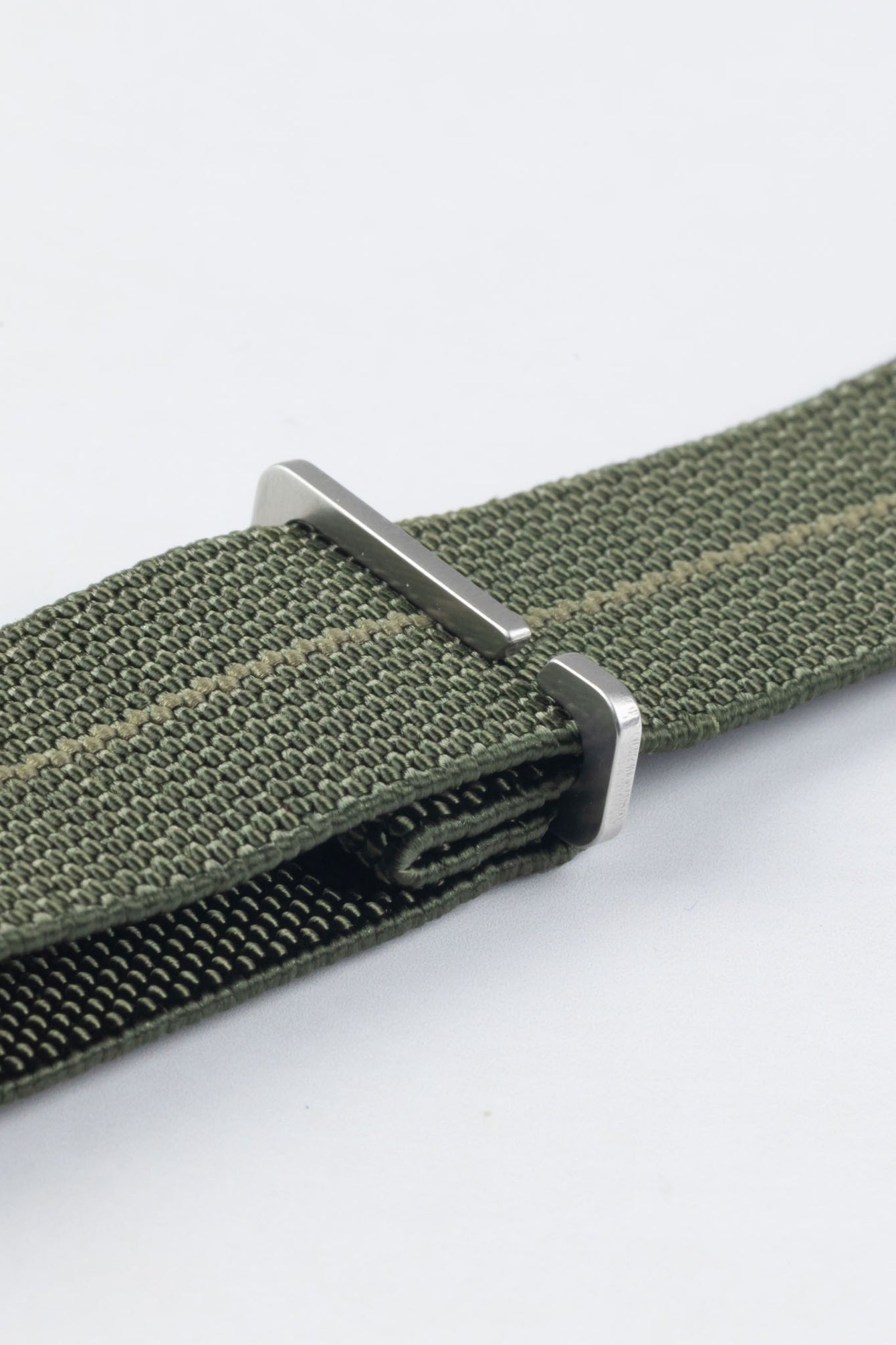 Erika's Originals ORIGINAL MN™ Strap in TWO-TONE GREEN - BRUSHED Hardware