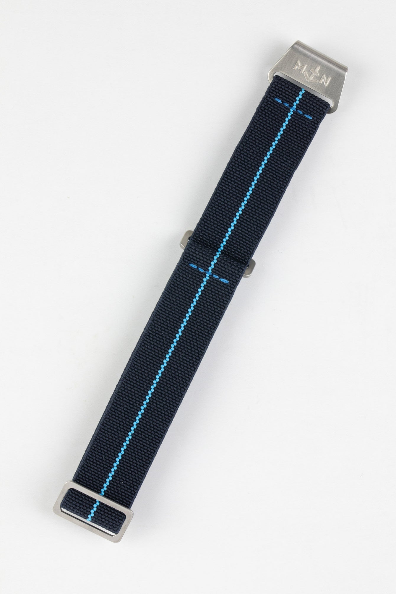 Trident Mn™ | Turquoise Stitch One Piece Nylon Watch Strap | WO