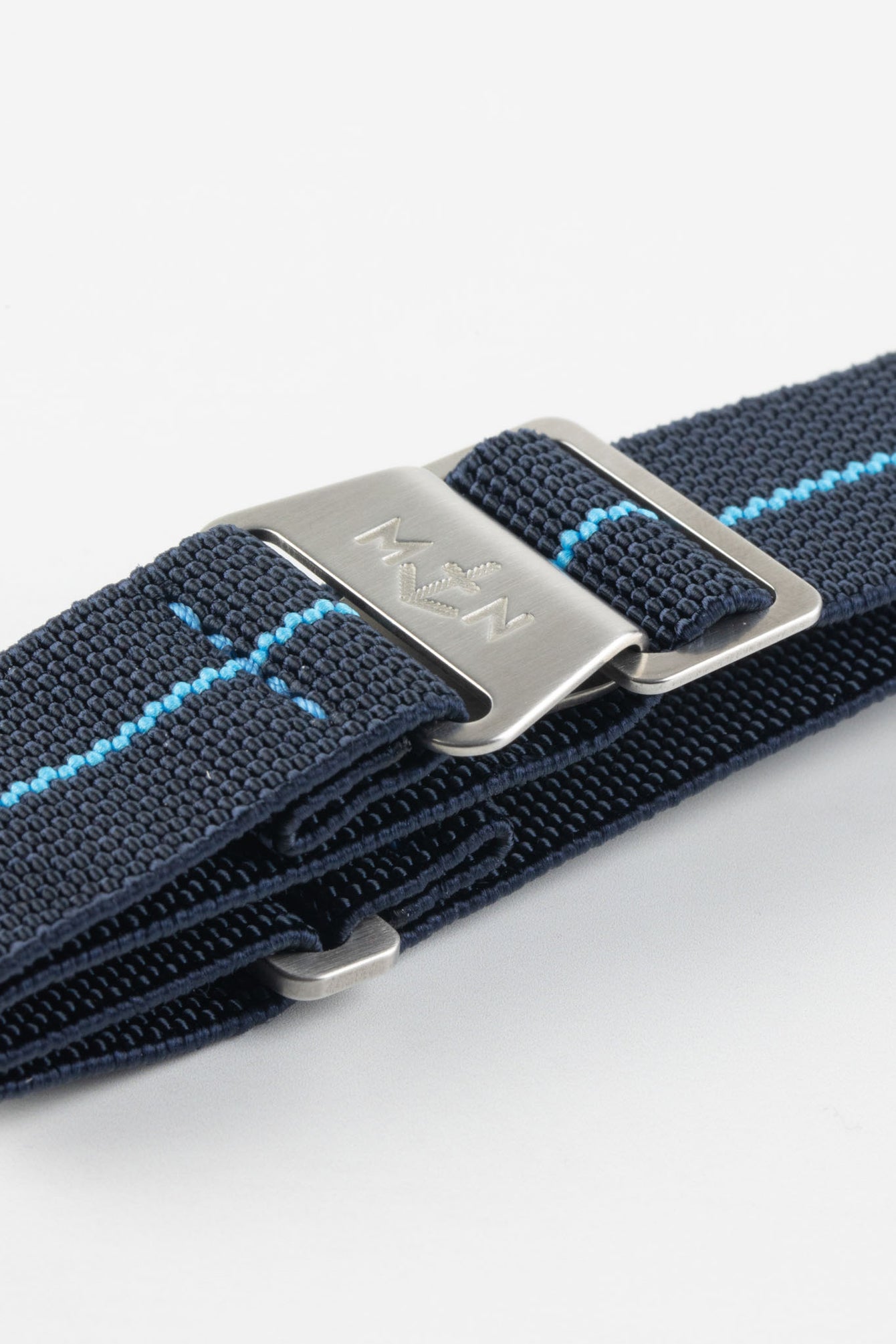 Trident Mn™ | Turquoise Stitch One Piece Nylon Watch Strap | WO