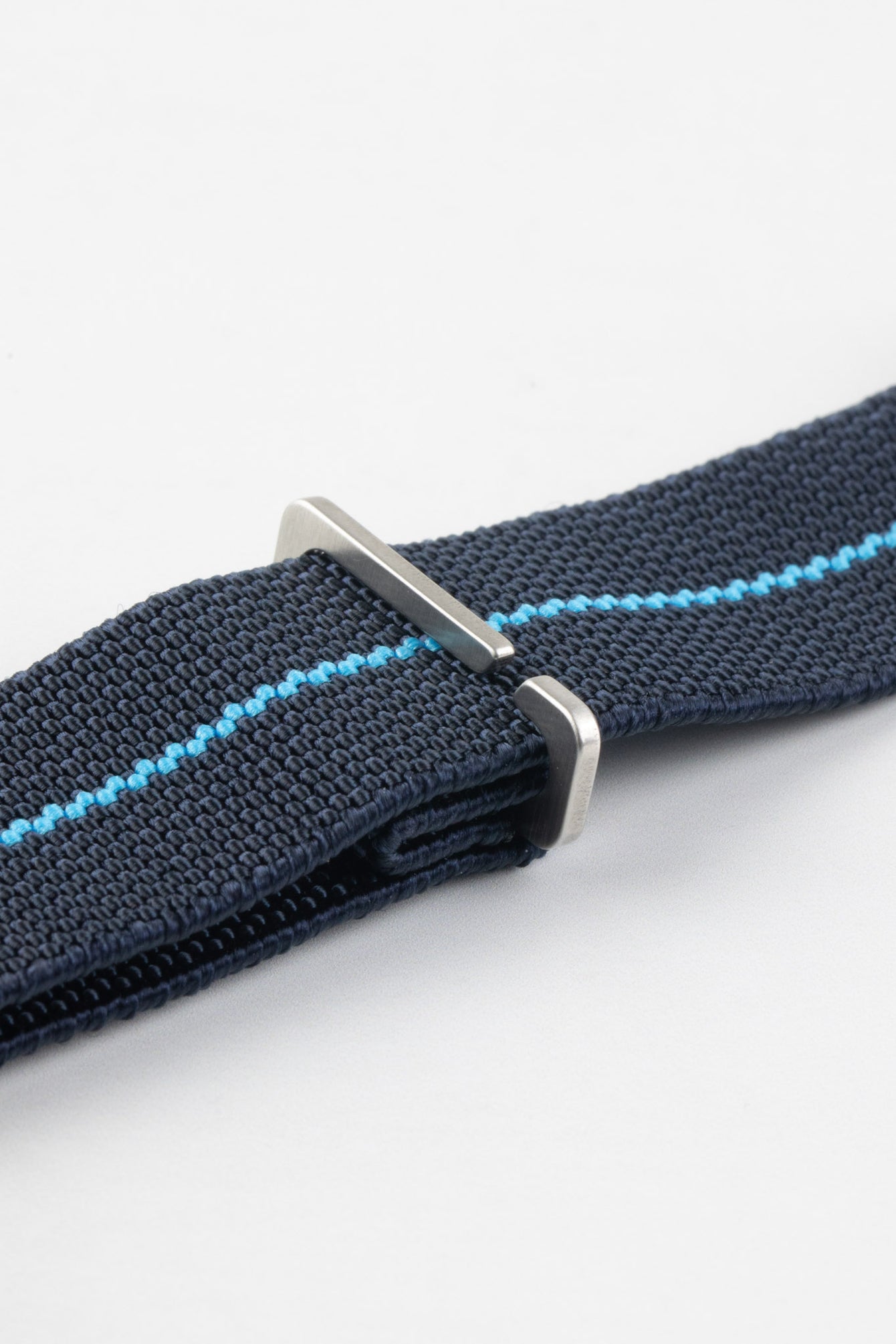 Trident Mn™ | Turquoise Stitch One Piece Nylon Watch Strap | WO