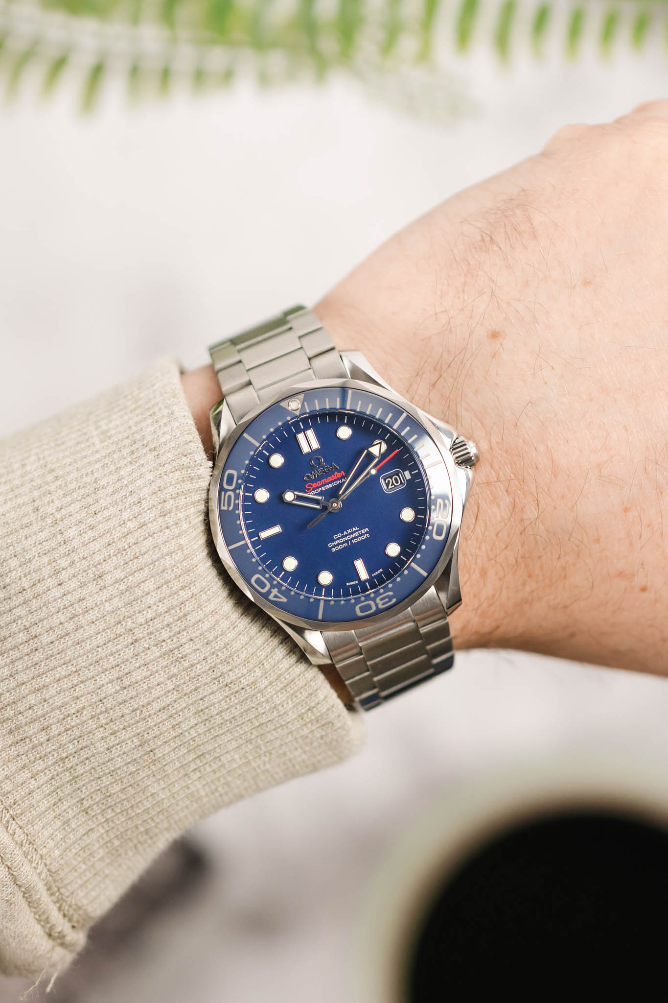 Omega seamaster stainless steel bracelet sale