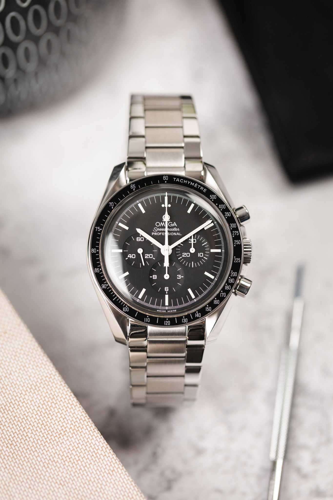 Forstner flat link 2024 bracelet for omega speedmaster