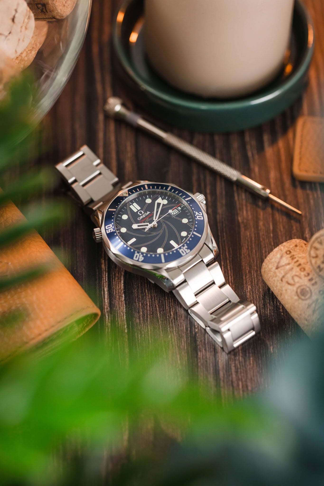 Watch strap discount for omega seamaster