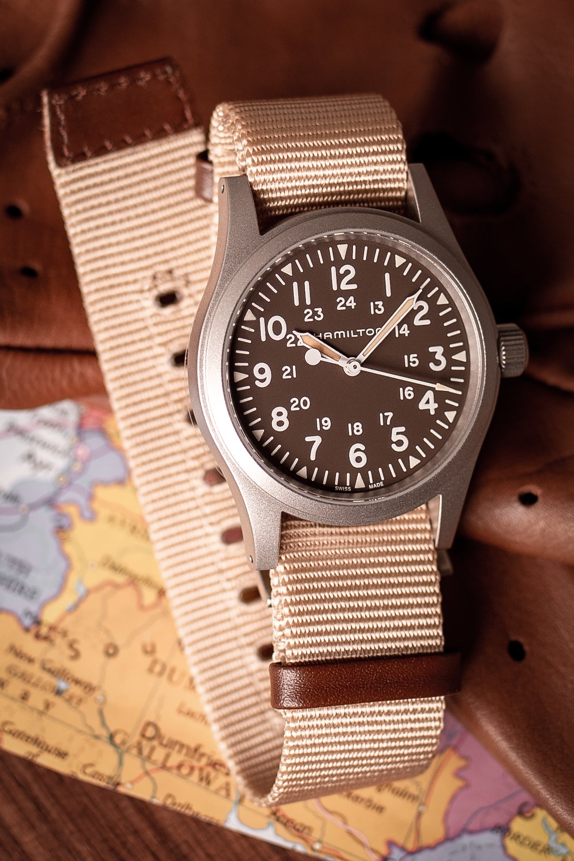 Hamilton khaki outlet field h69429901