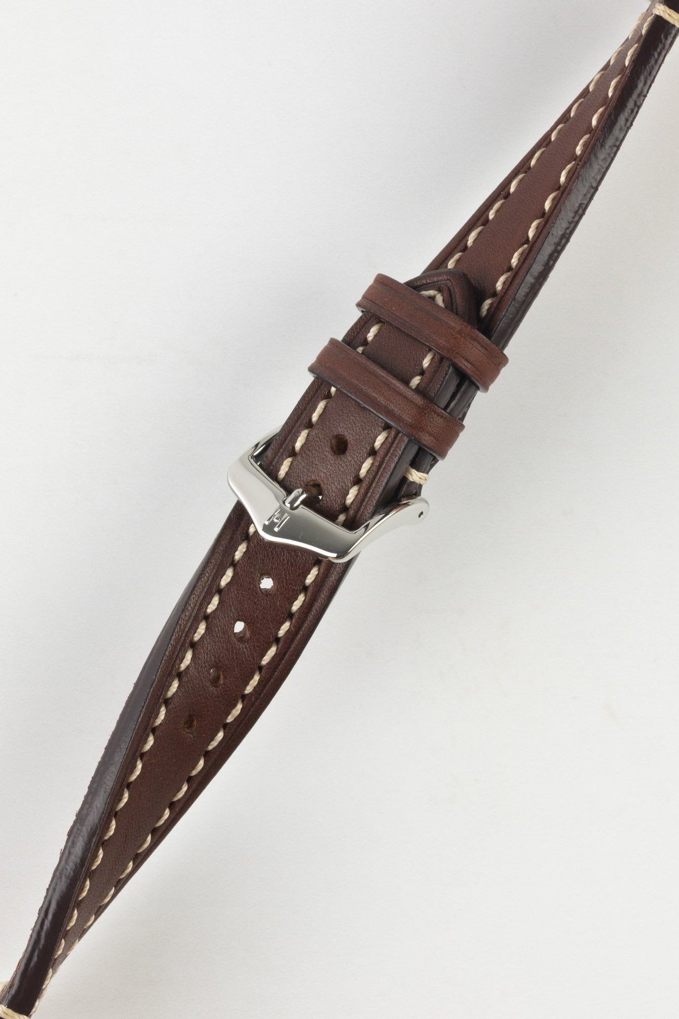 Hirsch LIBERTY Strap - Leather Watch Strap in BROWN