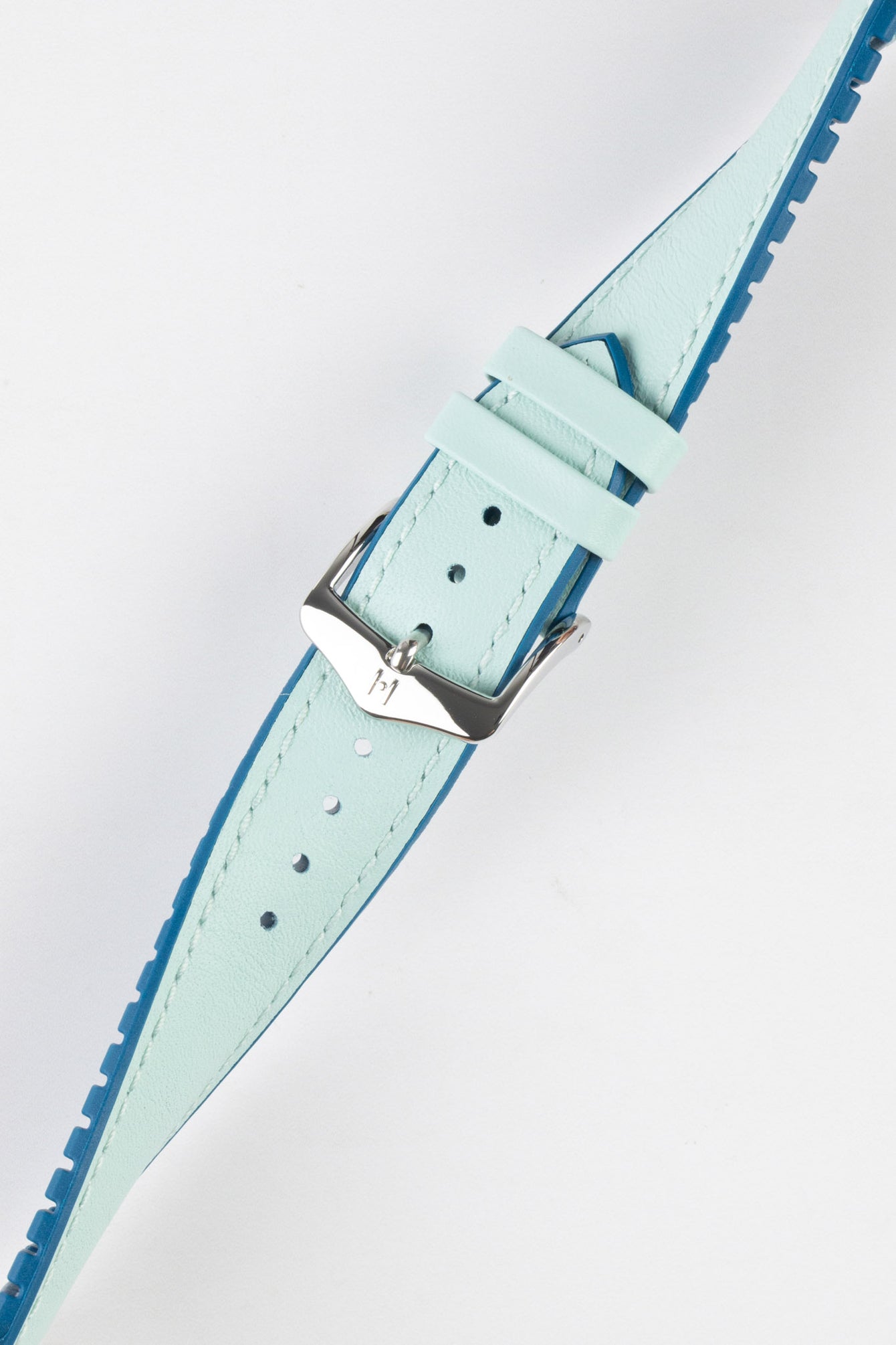 ladies watch blue leather strap 