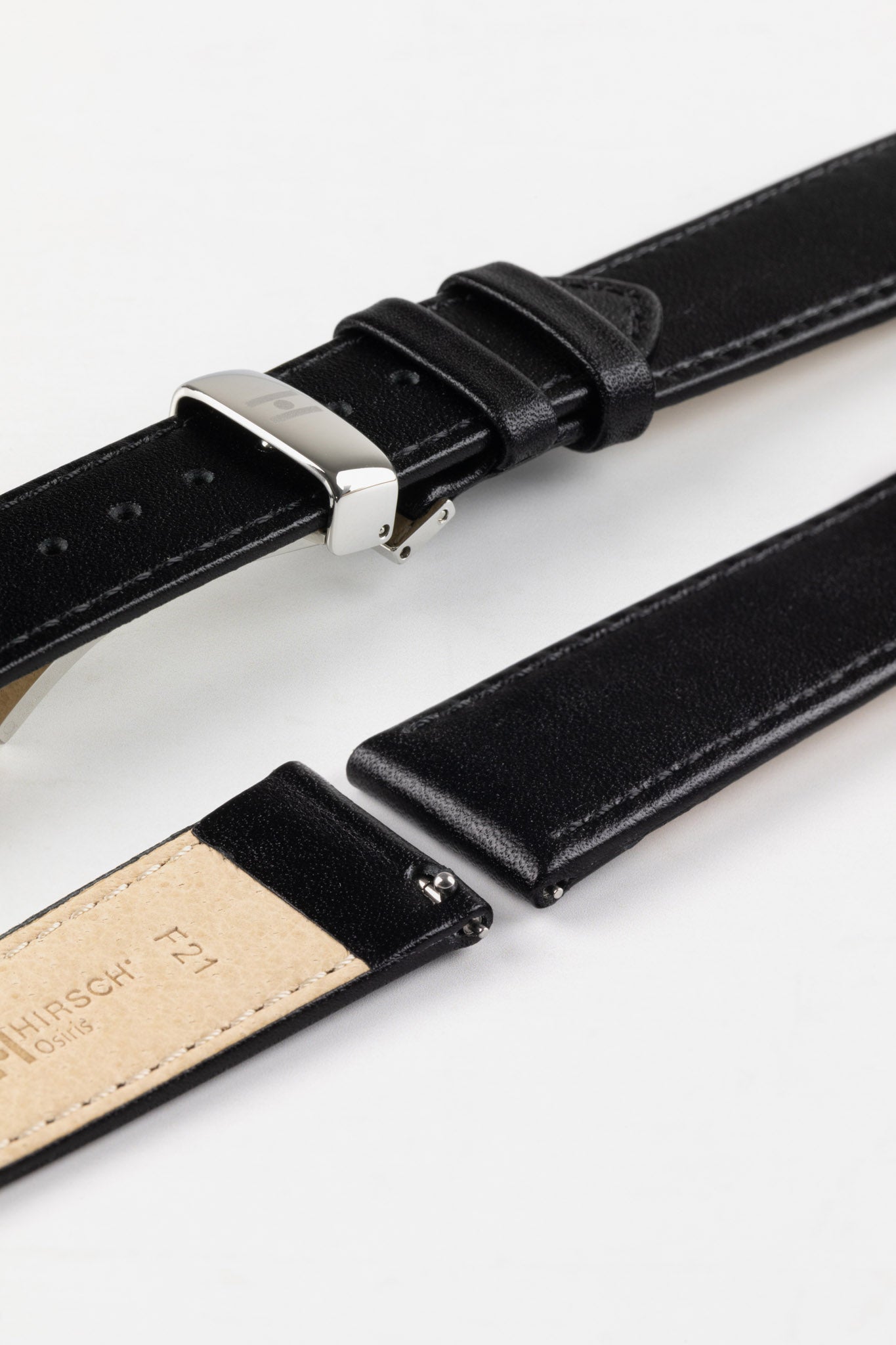 Hirsch Osiris Black Watch Straps Watch Obsession UK