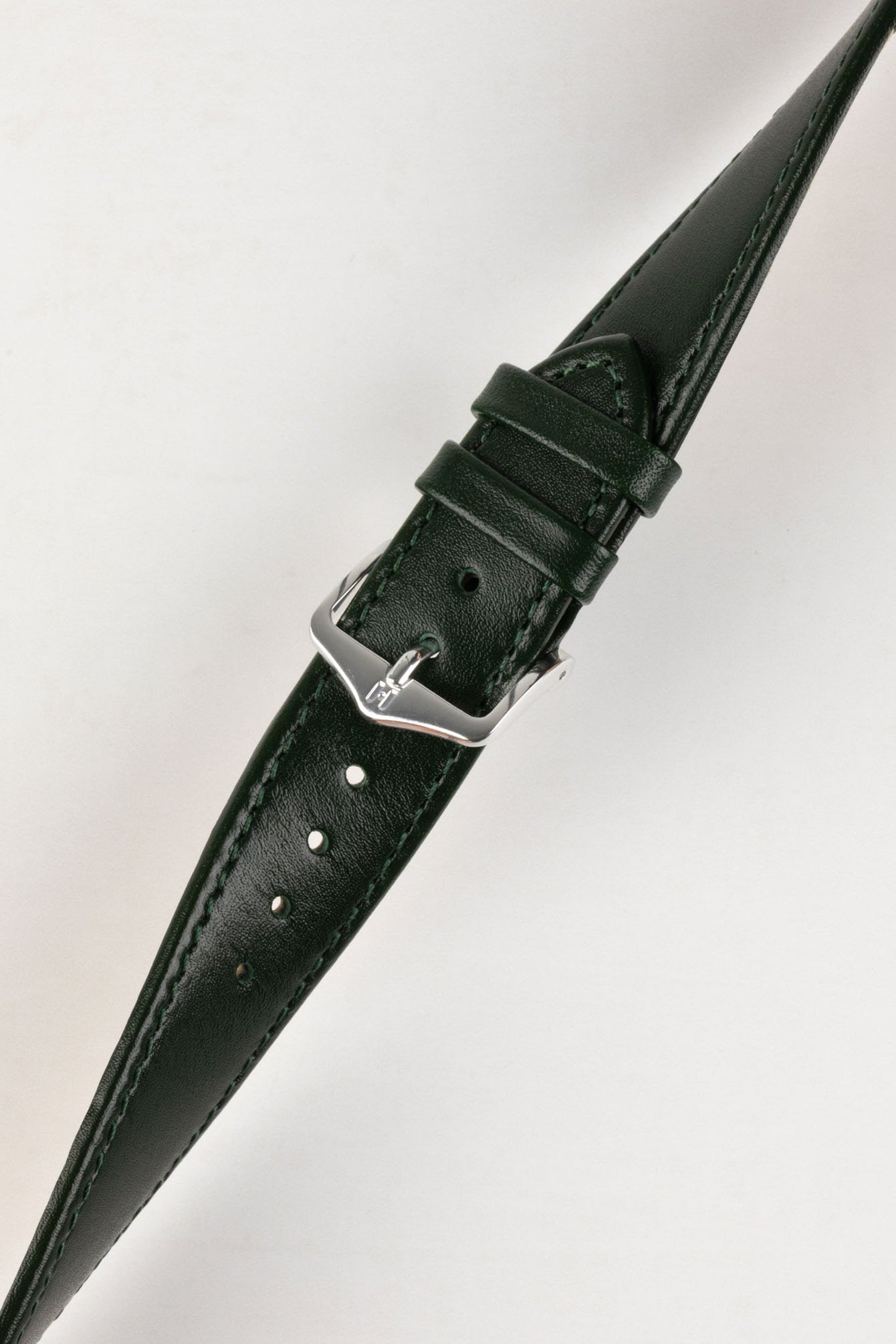 Hirsch OSIRIS Green Calf Leather Watch Strap