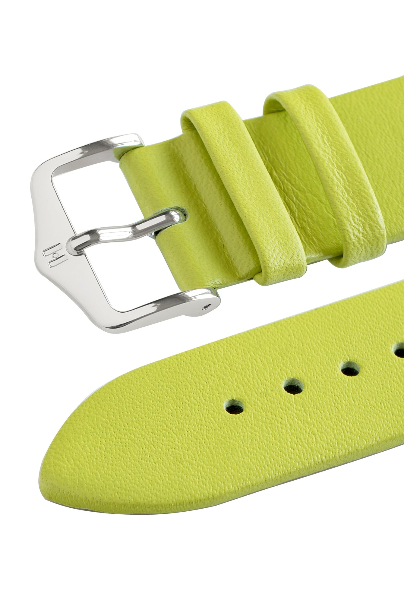 Hirsch VIAZZA Ladies Leather Quick-Release Watch Strap in GREEN