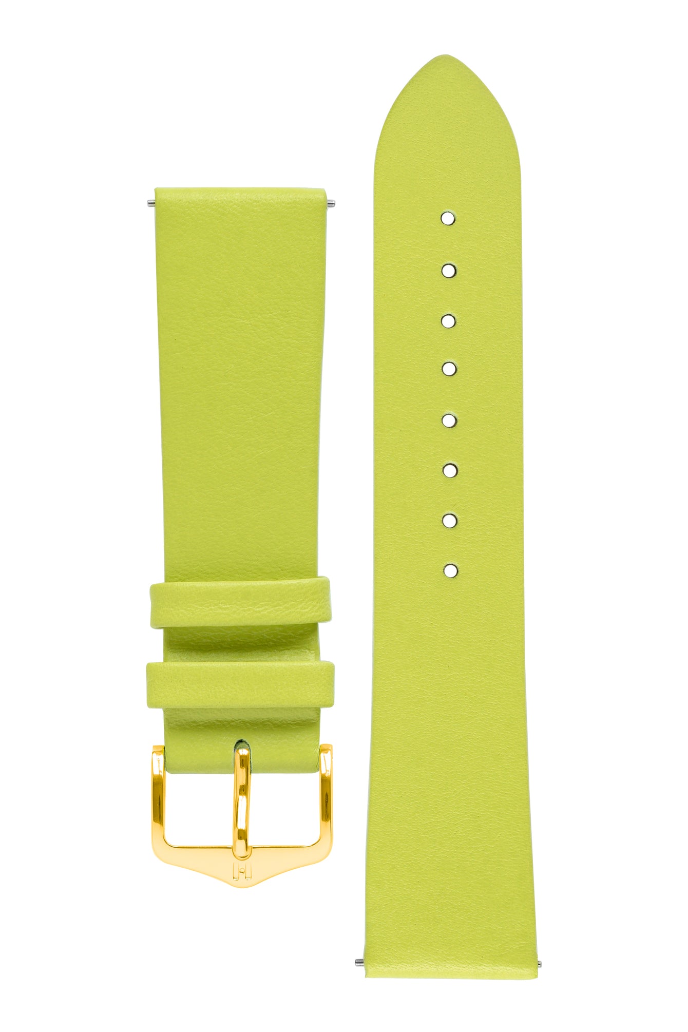 Hirsch VIAZZA Ladies Leather Quick-Release Watch Strap in GREEN