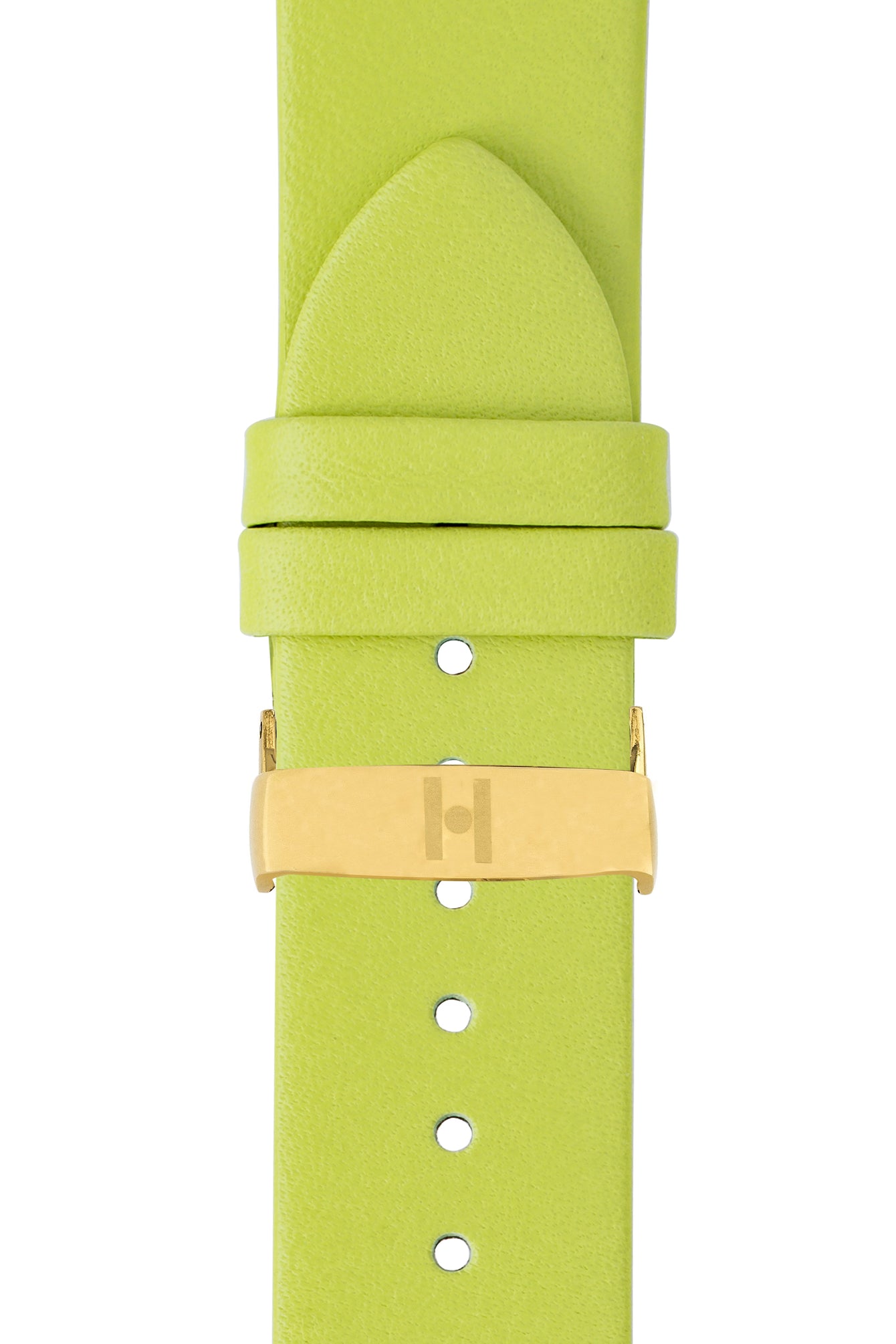 Hirsch VIAZZA Ladies Leather Quick-Release Watch Strap in GREEN