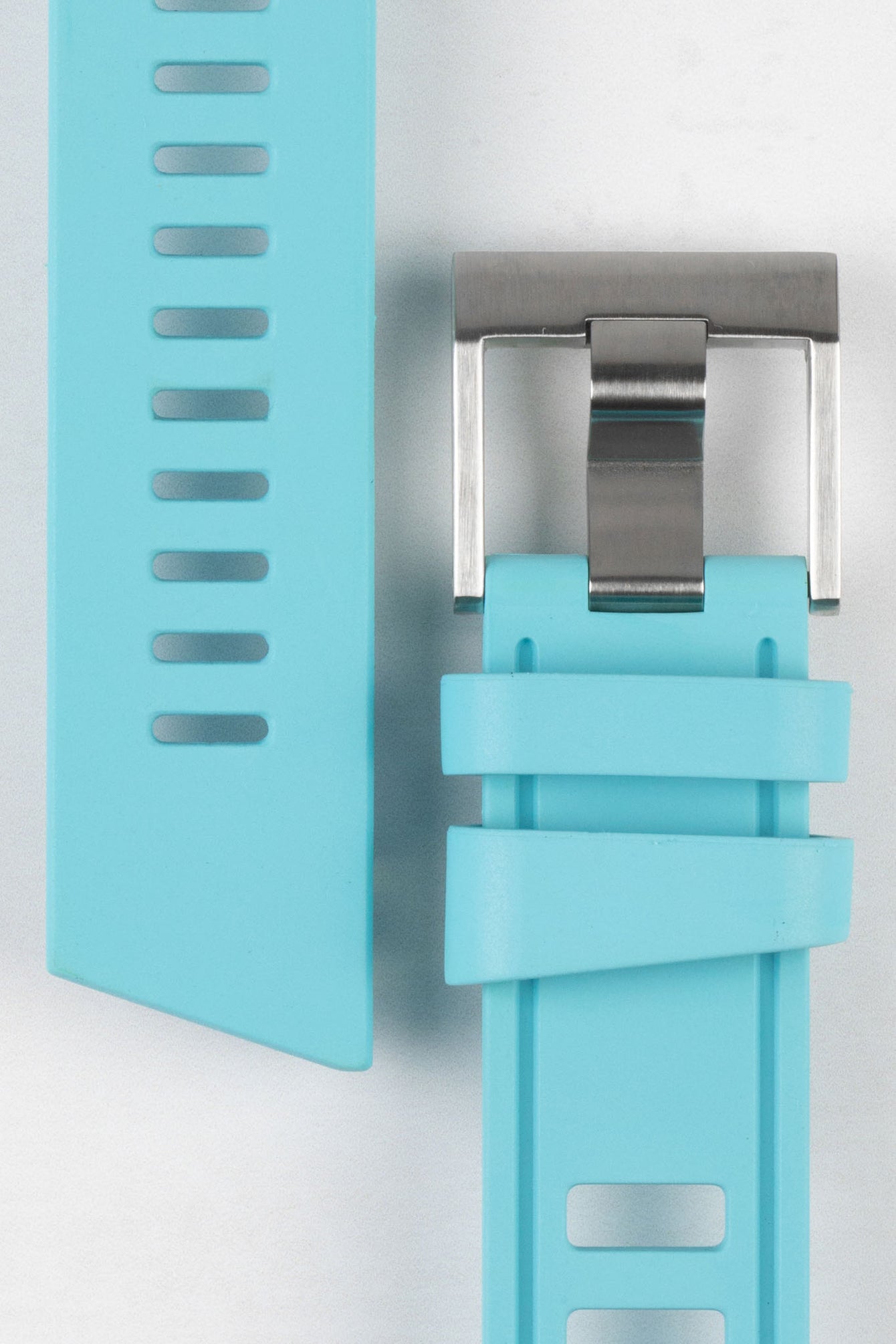 ISOfrane Rubber Dive Watch Strap in TURQUOISE