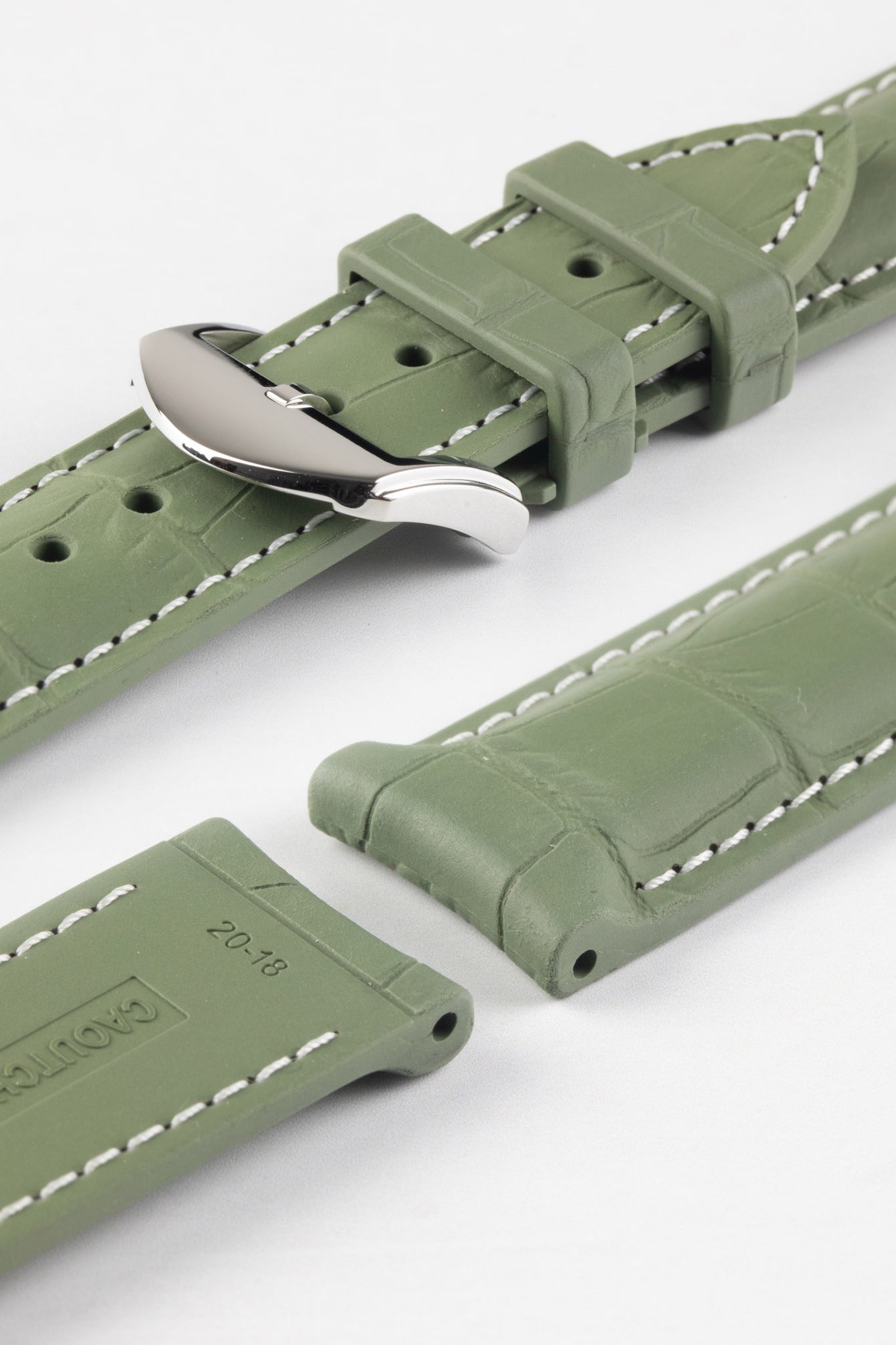 khaki green watch strap