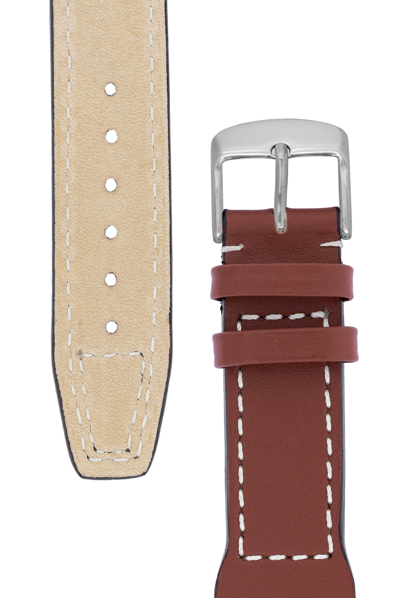 Tan Leather Watch Strap 