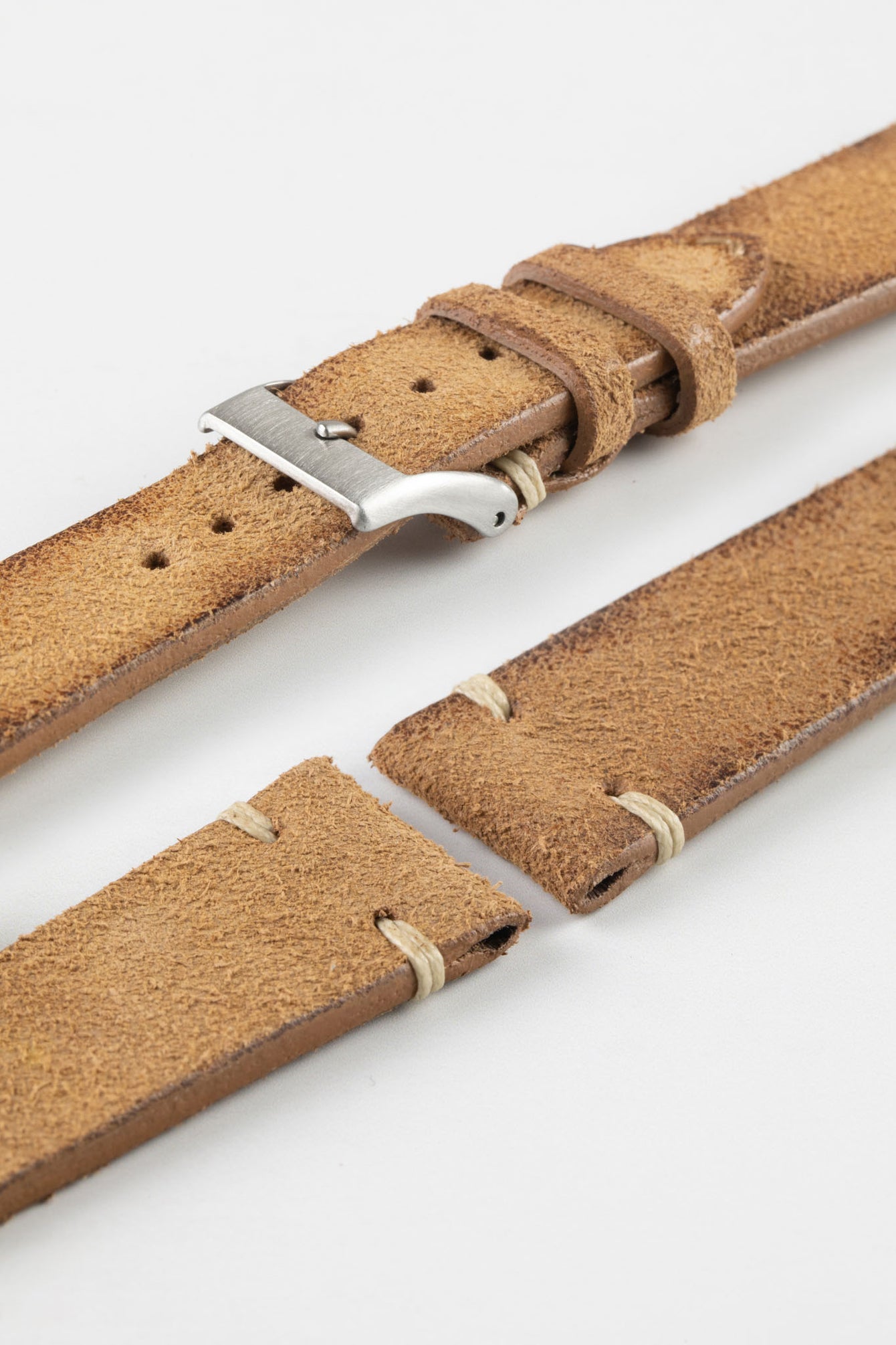 Suede Watch Strap in amber