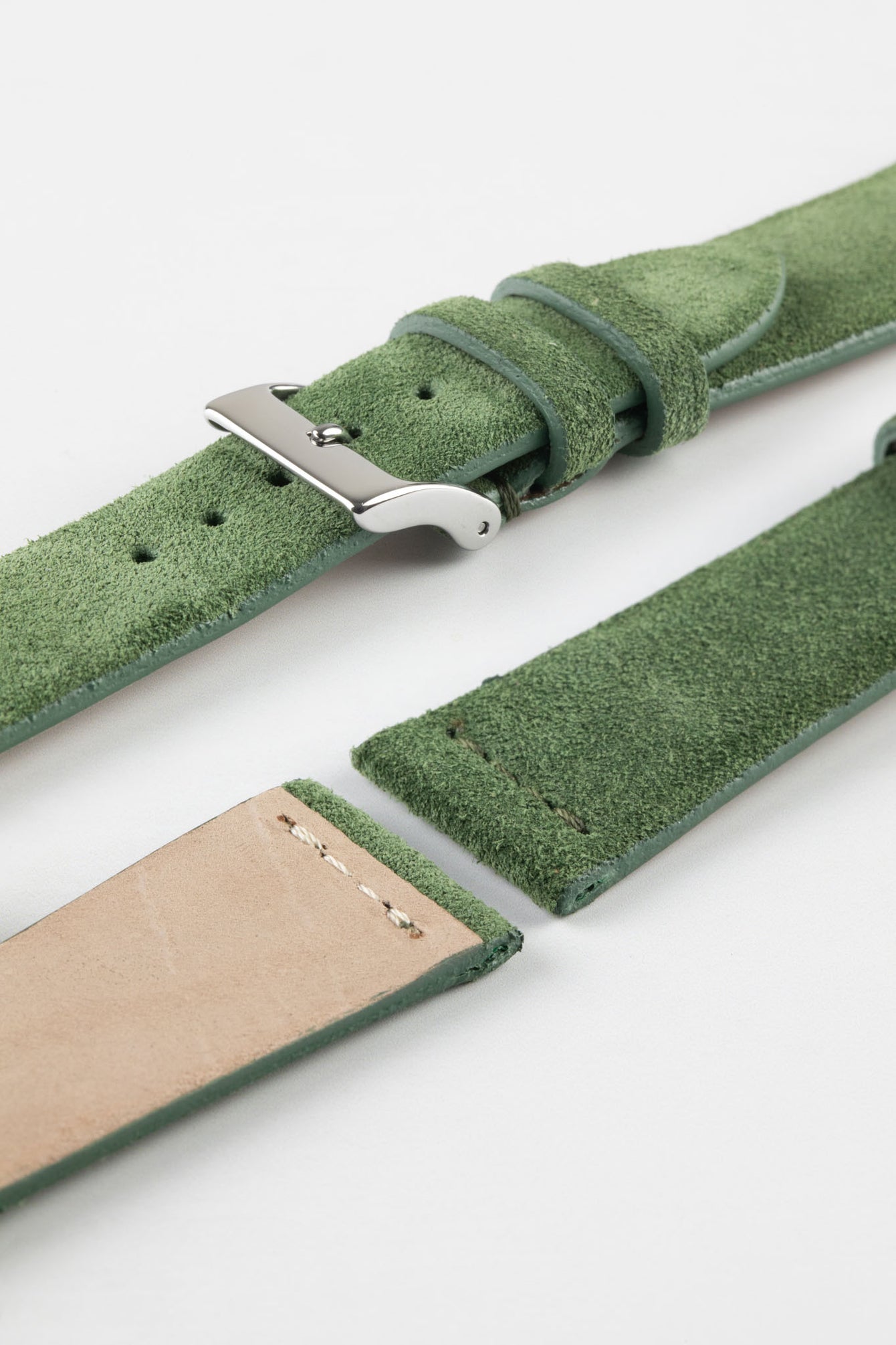 Green Suede Watch Strap