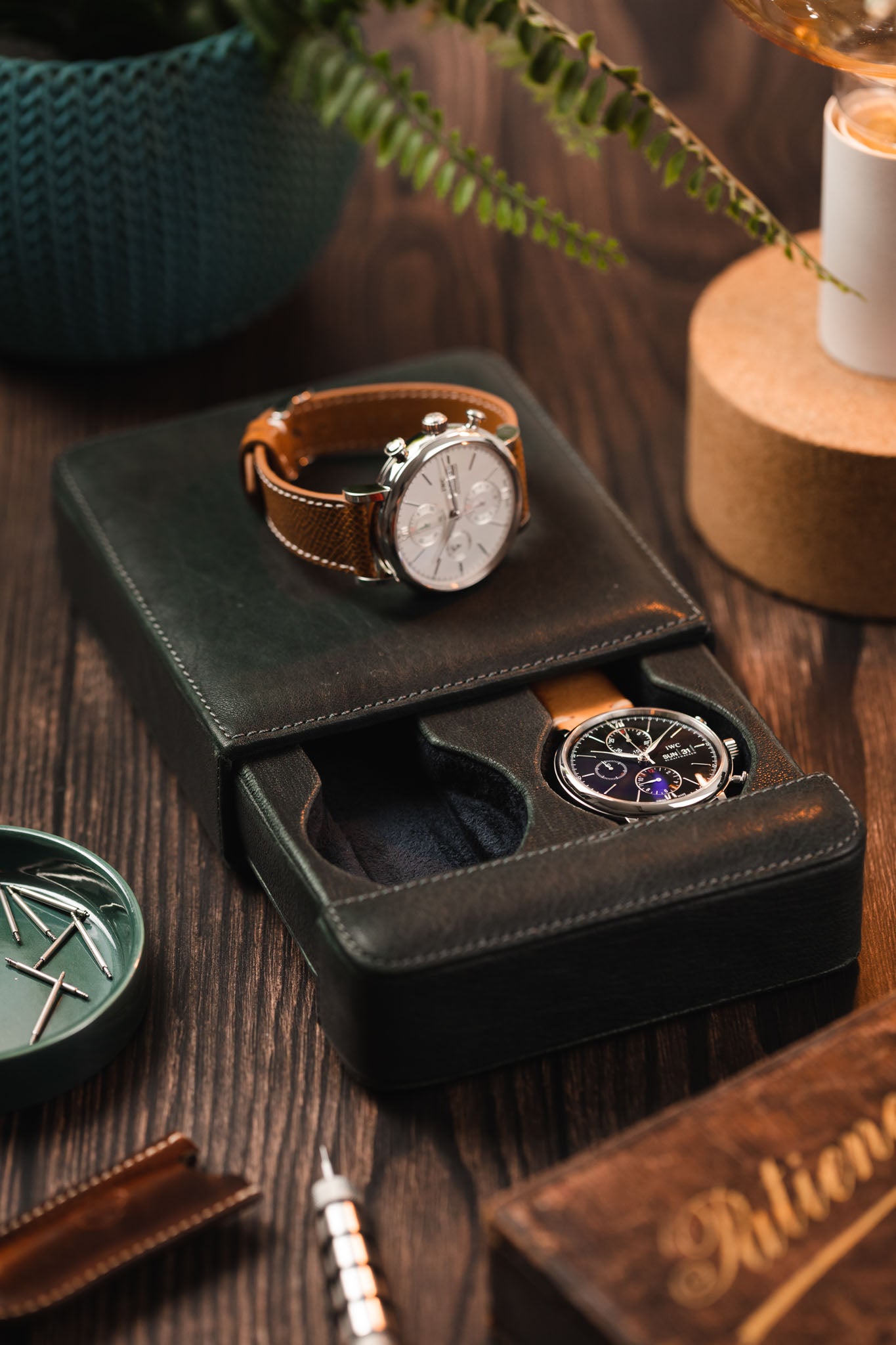 JPM 2-Watch Leather Case | Order Here | WatchObsession UK – Watch