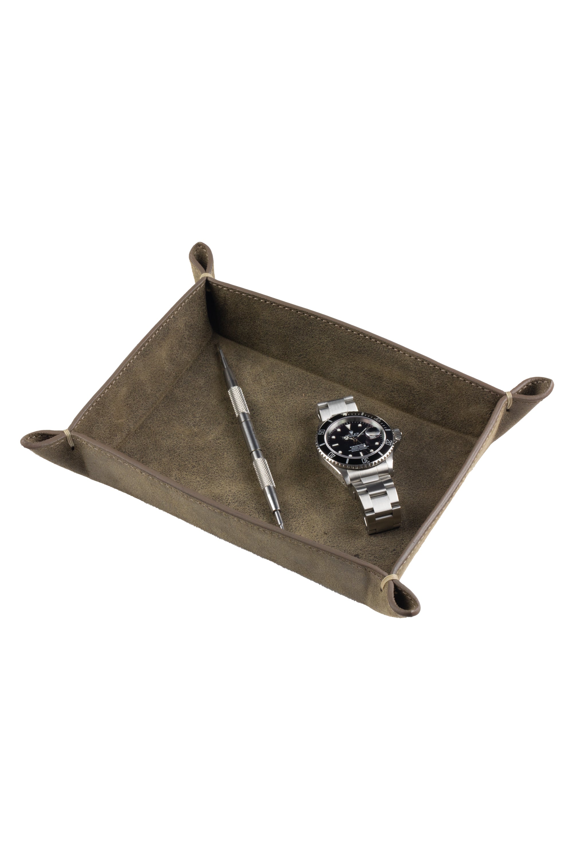 Valet Jewelry Box - Holds 6 Watches, 12 cufflinks, 2 Sunglasses, Drawe –  Glenor Co.