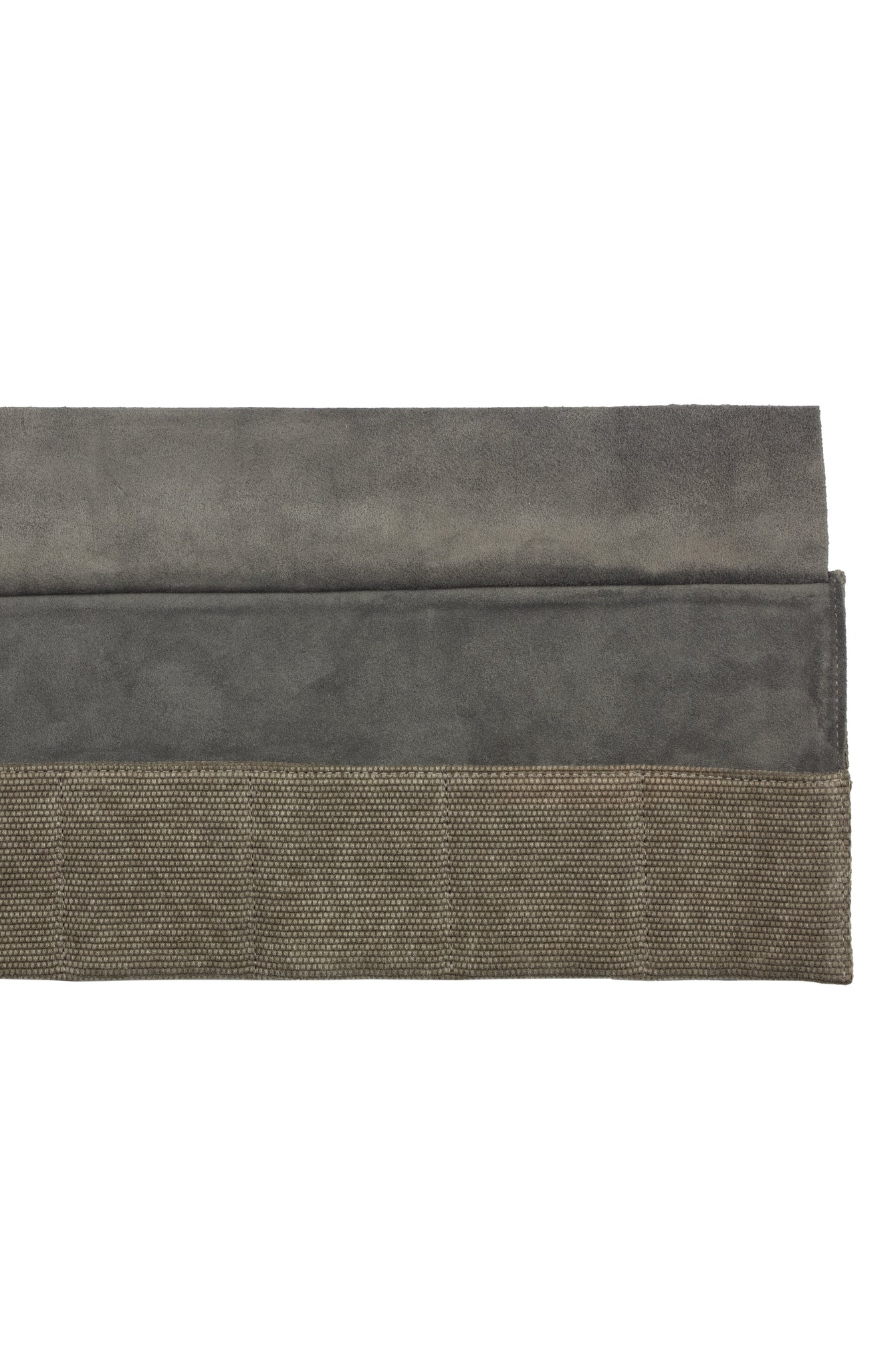 JPM Canvas Watch Roll with Suede Lining in GREY