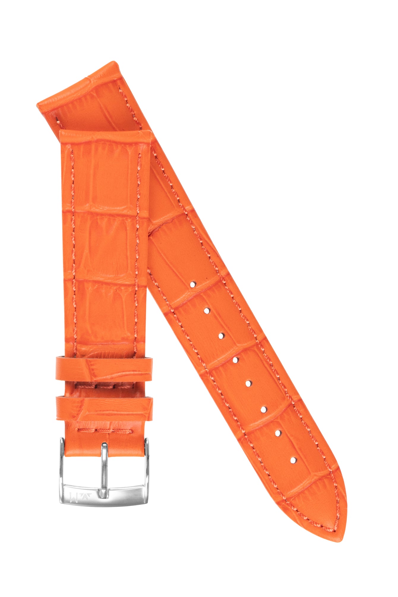 orange leather strap 