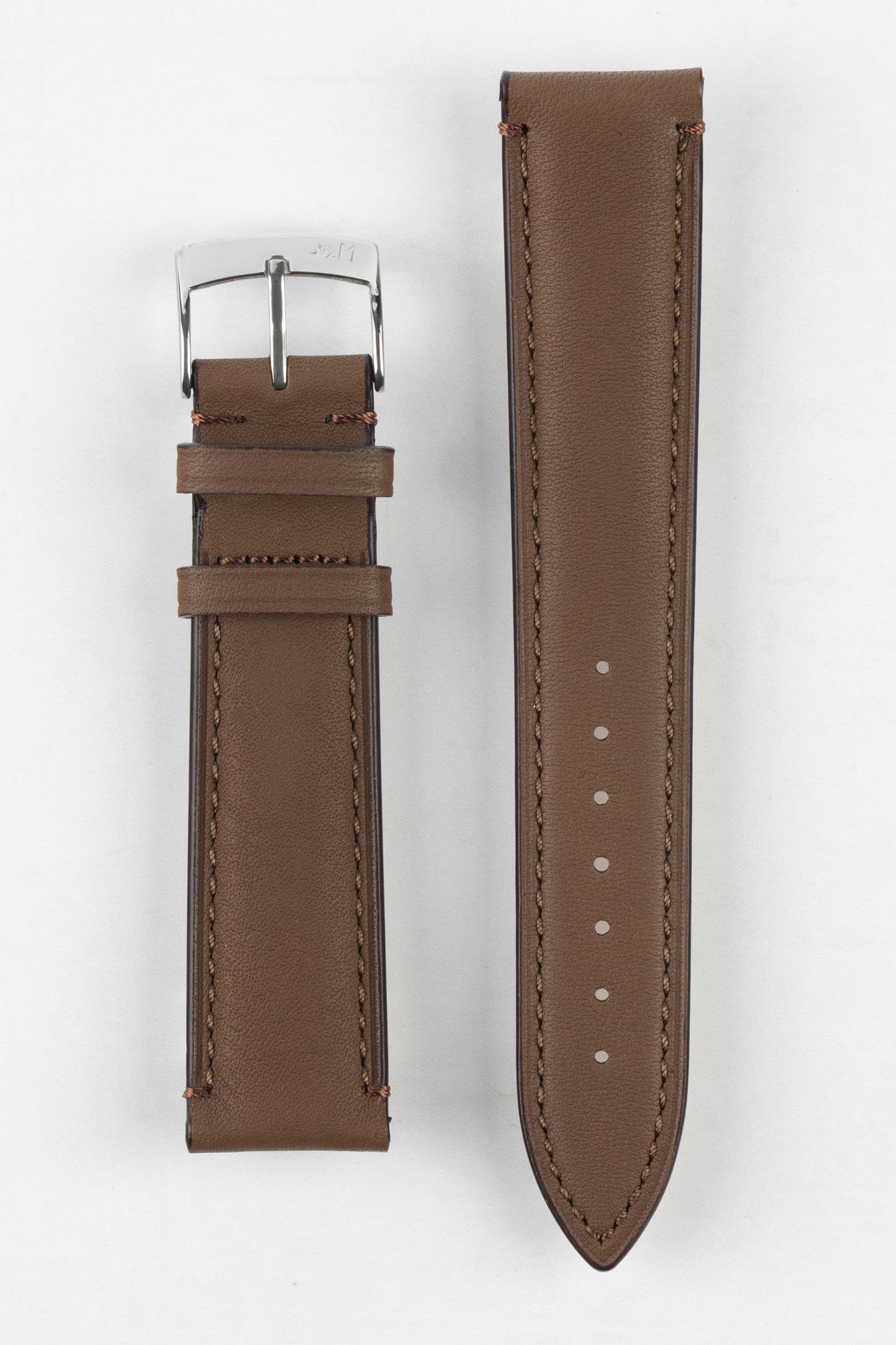 Morellato LEVY Vintage Calfskin Leather Watch Strap in BROWN