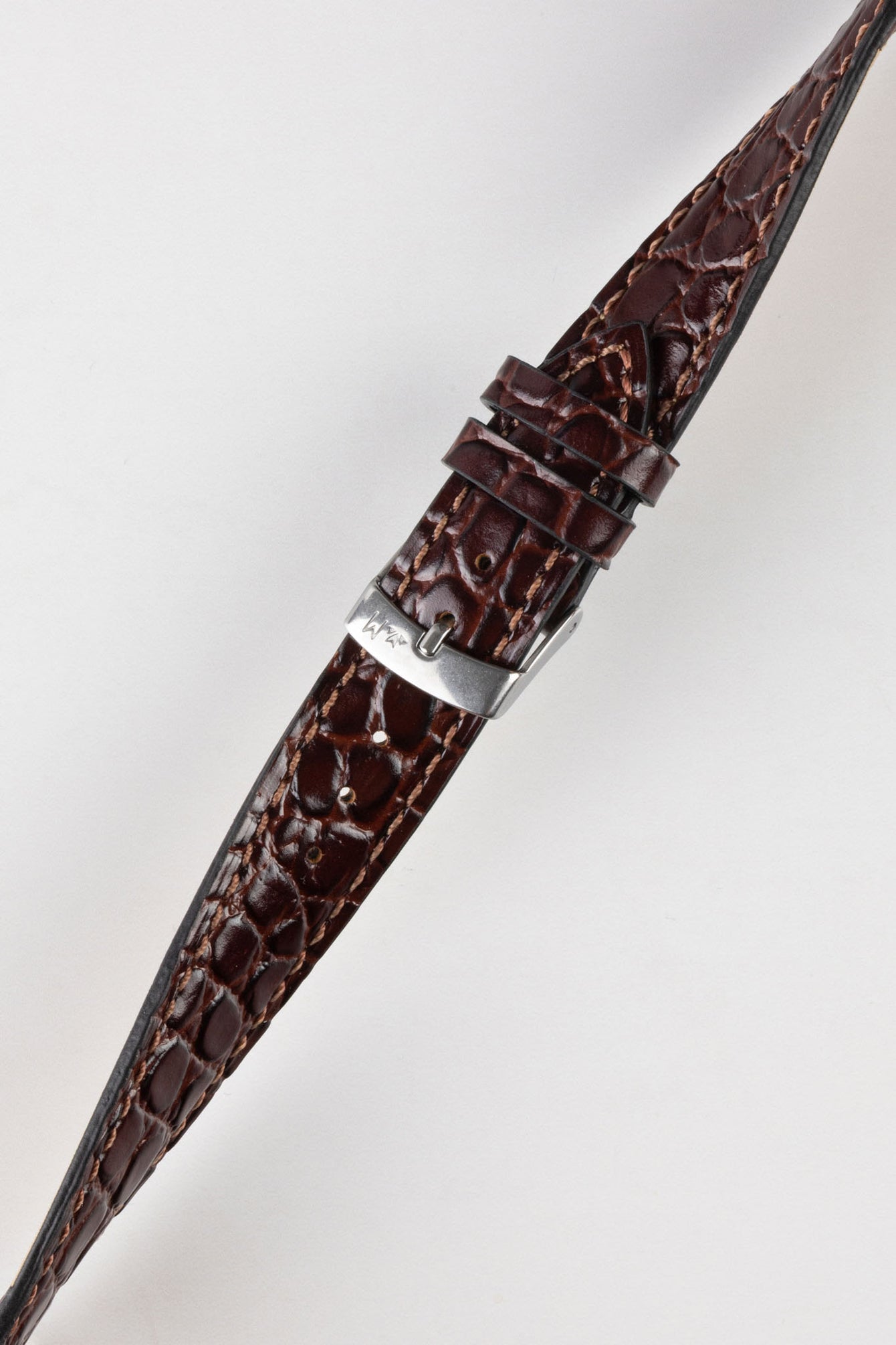 dark brown crocodile watch strap 