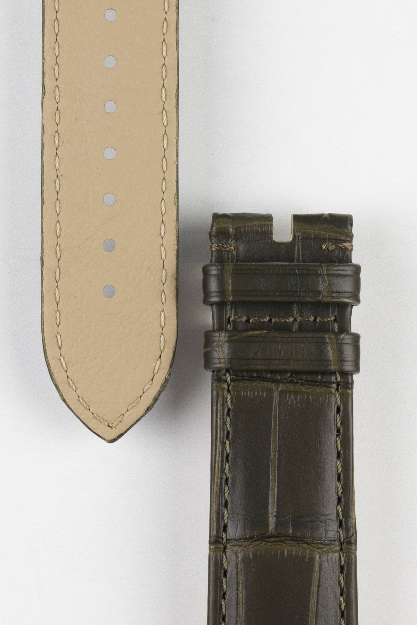 omega alligator watch strap speedmaster