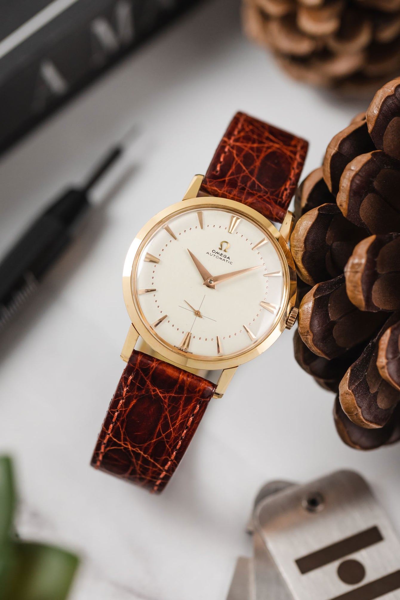 OMEGA De Ville Trésor 34mm - 18K Gold