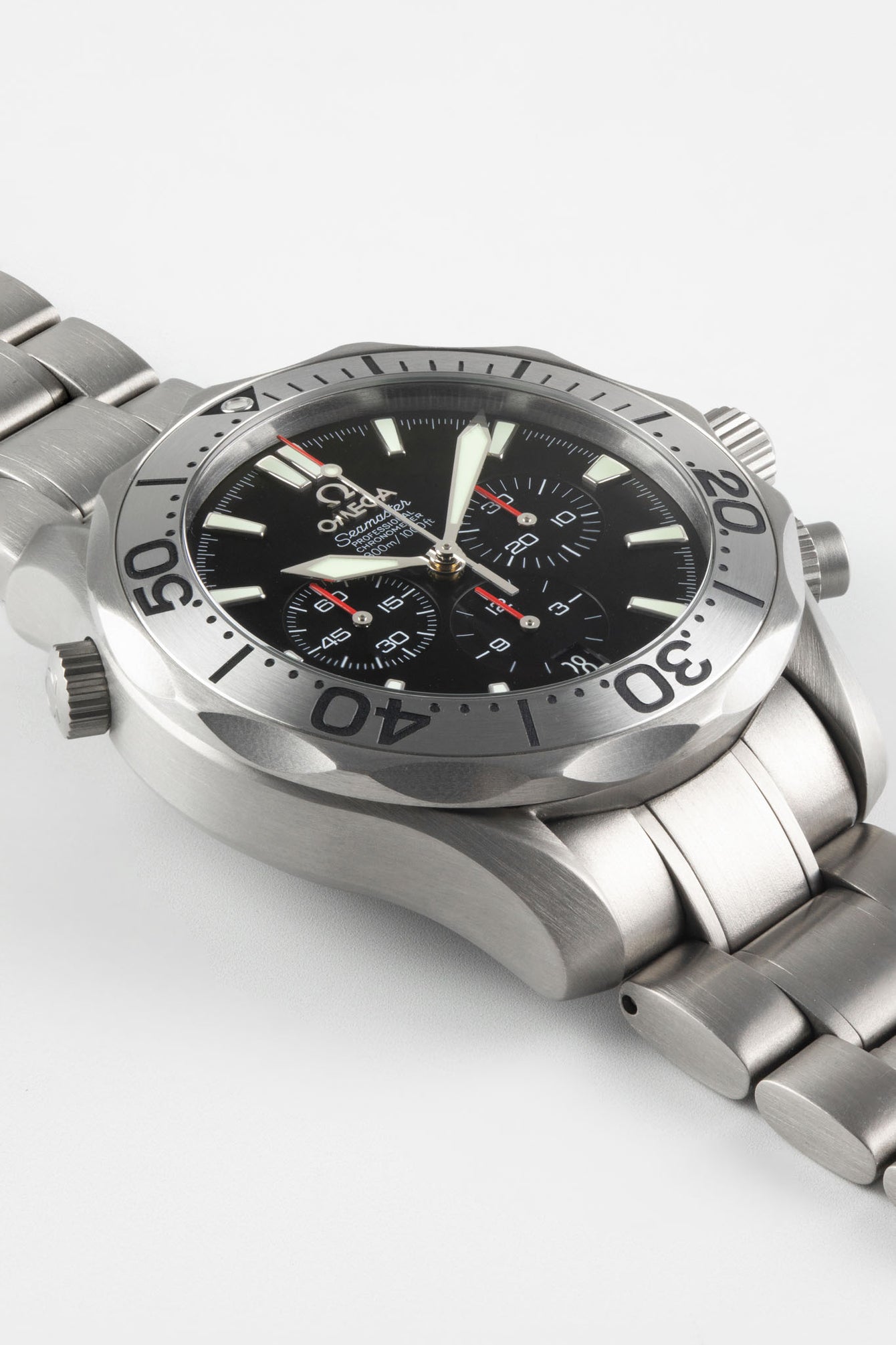 OMEGA 2293.52.00 Seamaster Professional 41.5mm Titanium Diving Chronograph - Black Dial