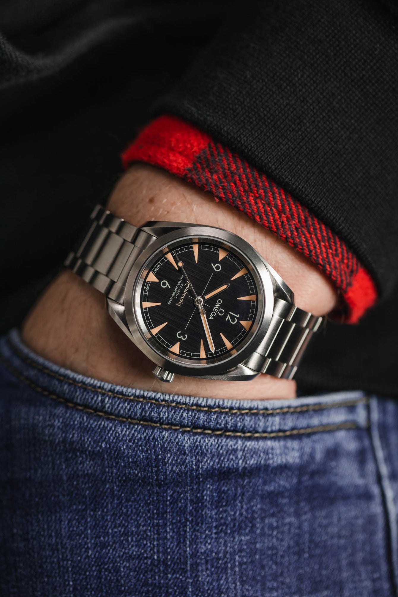 OMEGA 220.10.40.20.01.001 Seamaster Railmaster 40mm Co-Axial Master Chronometer - Brushed Black Dial