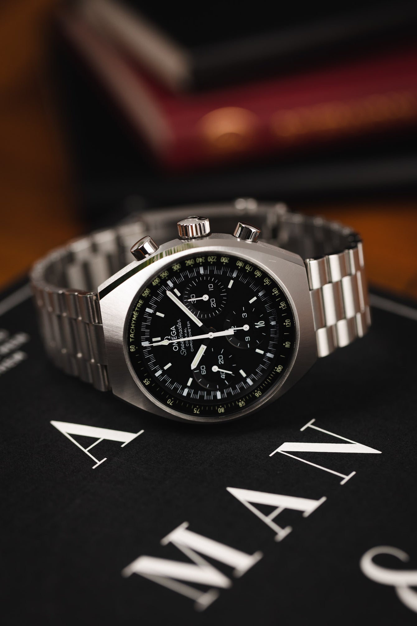 OMEGA 327.10.43.50.01.001 Speedmaster Mark II 42.5mm Co-Axial Chronograph - Black Dial