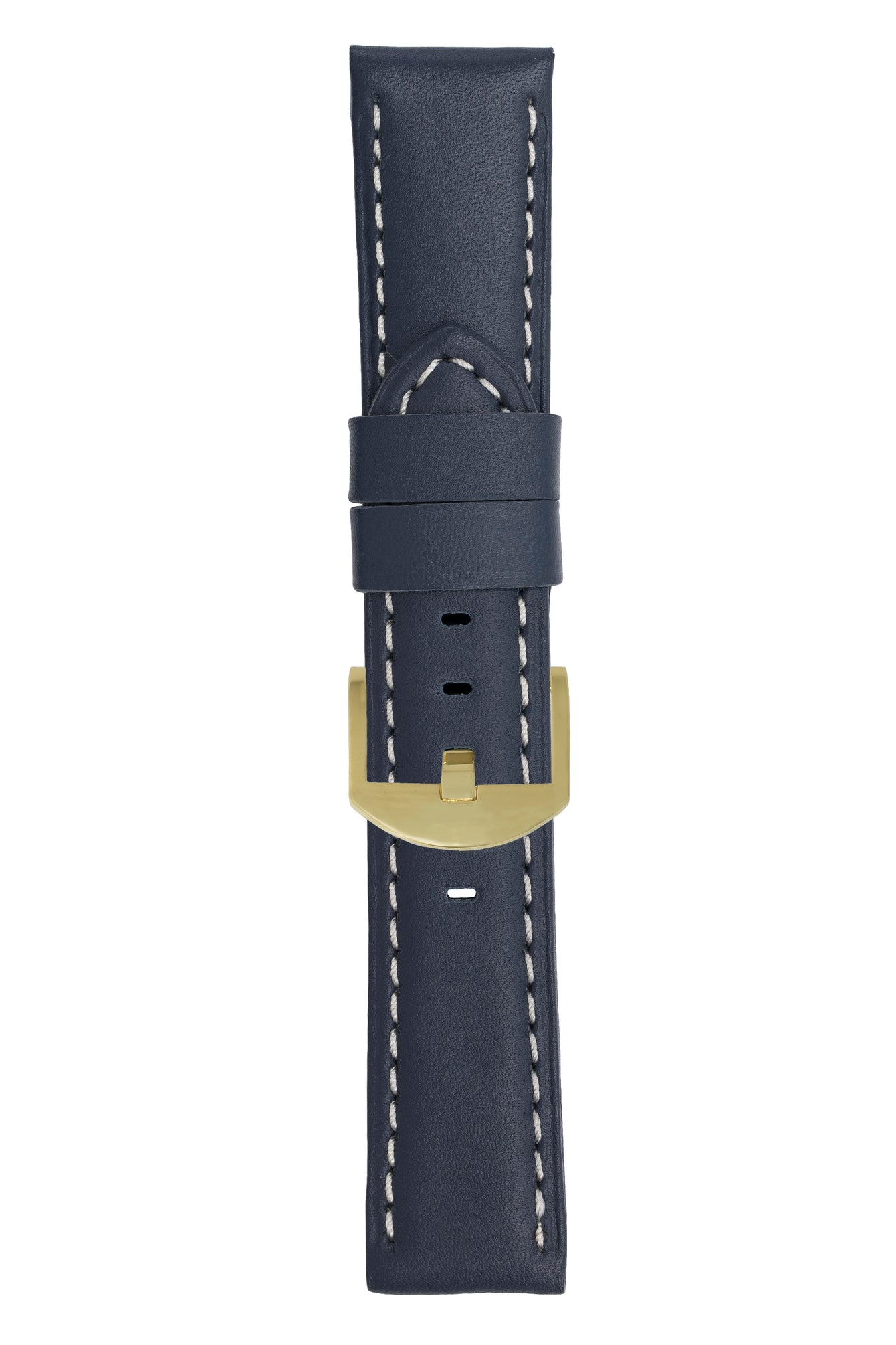 Panerai-Style Calf Leather Watch Strap in BLUE