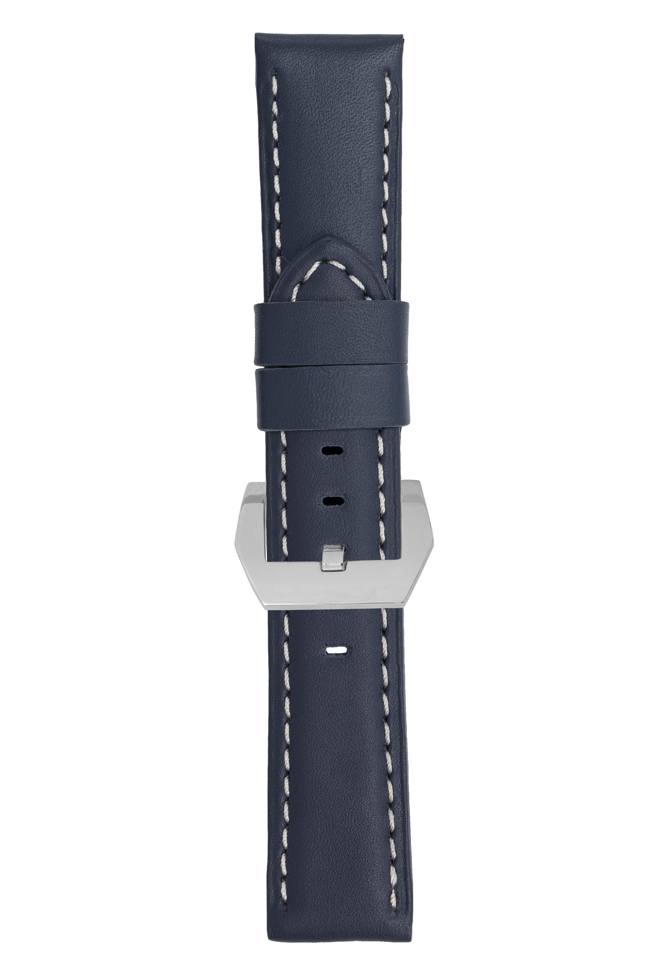 Panerai-Style Calf Leather Watch Strap in BLUE