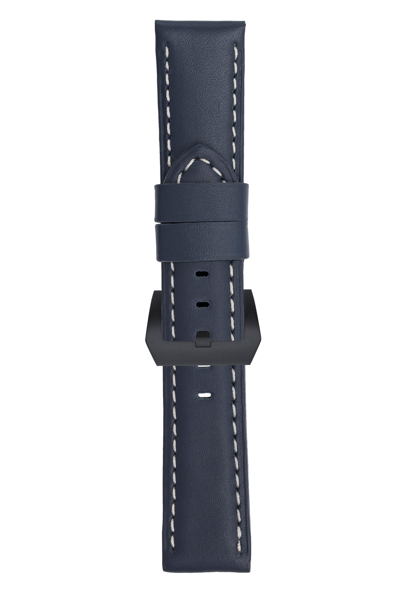 Panerai-Style Calf Leather Watch Strap in BLUE