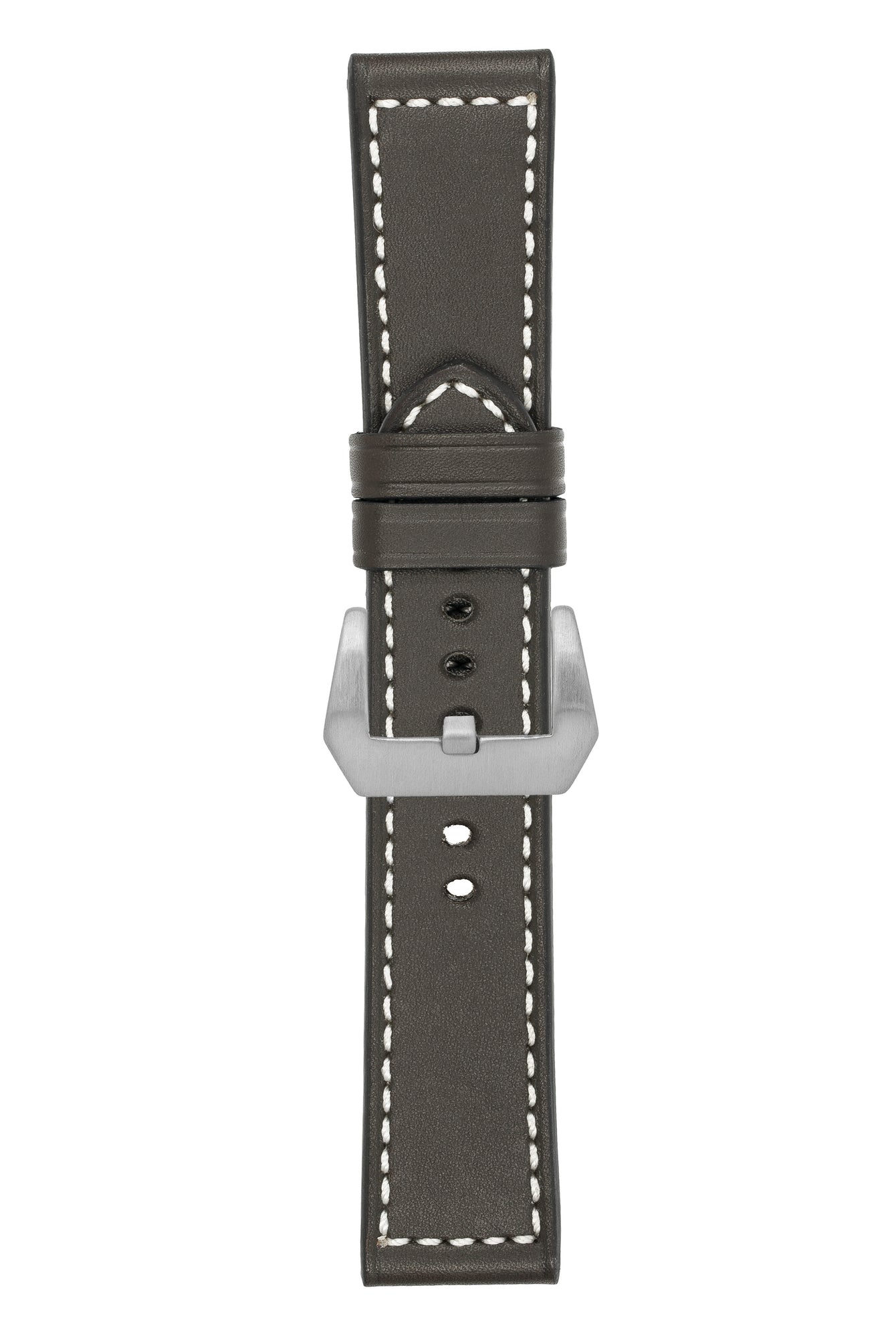 Panerai-Style Marino Leather Watch Strap in BROWN