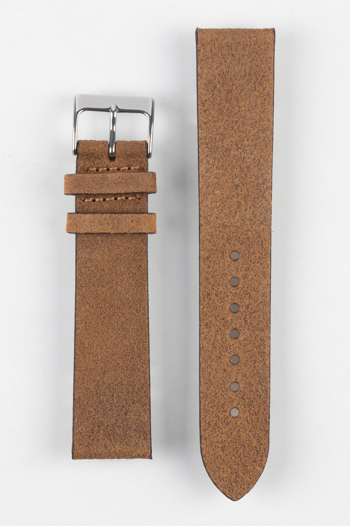 brown calfskin watch strap