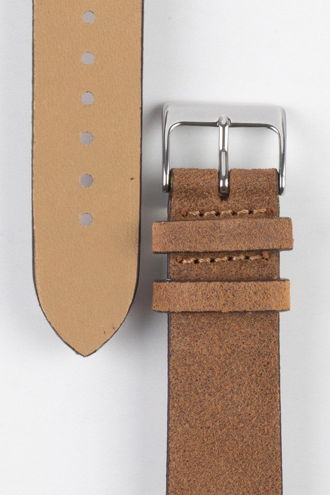 Pebro Barbour | Mustard Brown Waxed Leather Strap