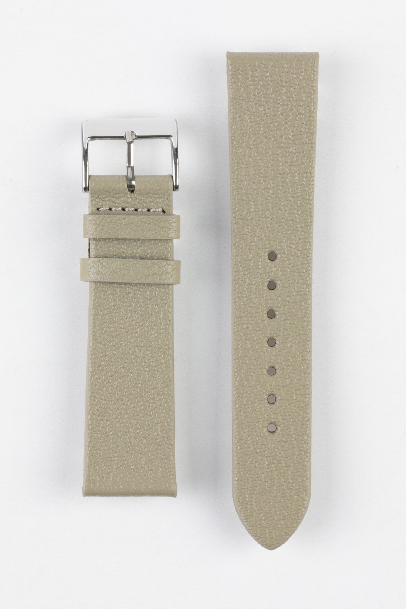 Pebro BILLY Genuine Goatskin Leather Watch Strap in GREY