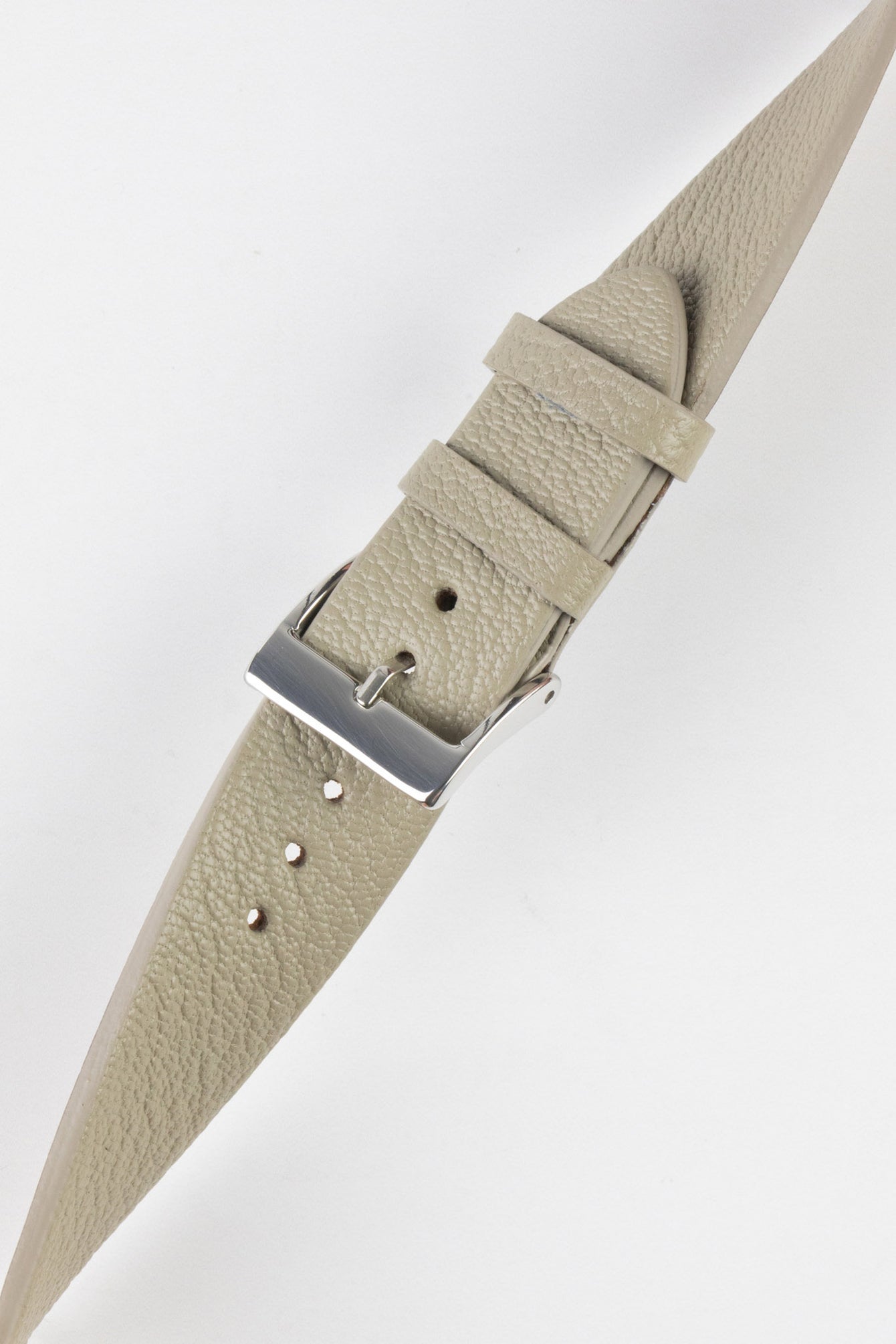 Pebro BILLY Genuine Goatskin Leather Watch Strap in GREY