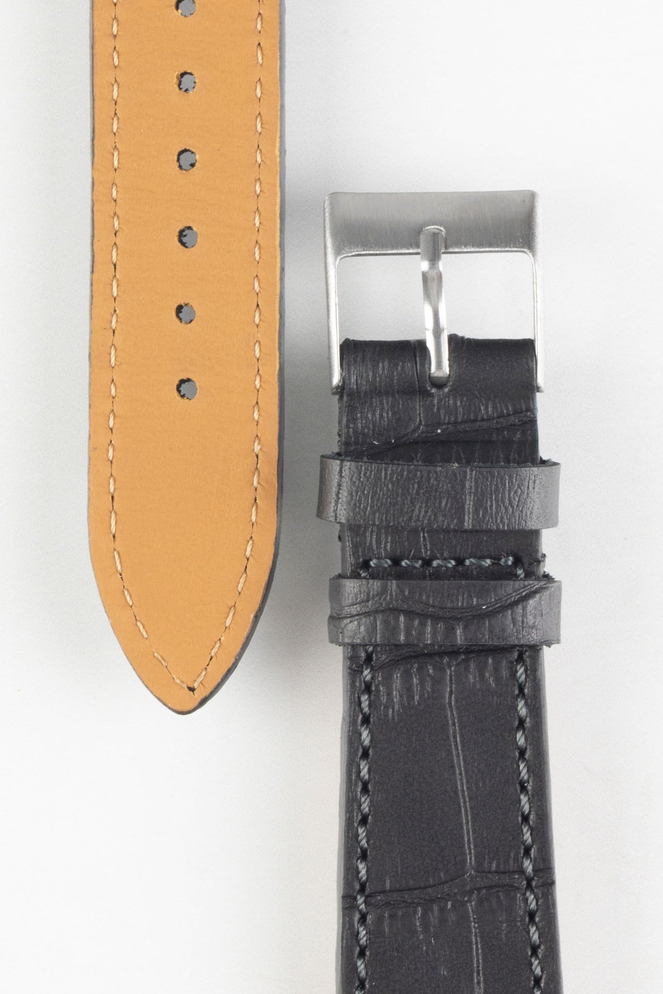 black crocodile strap 