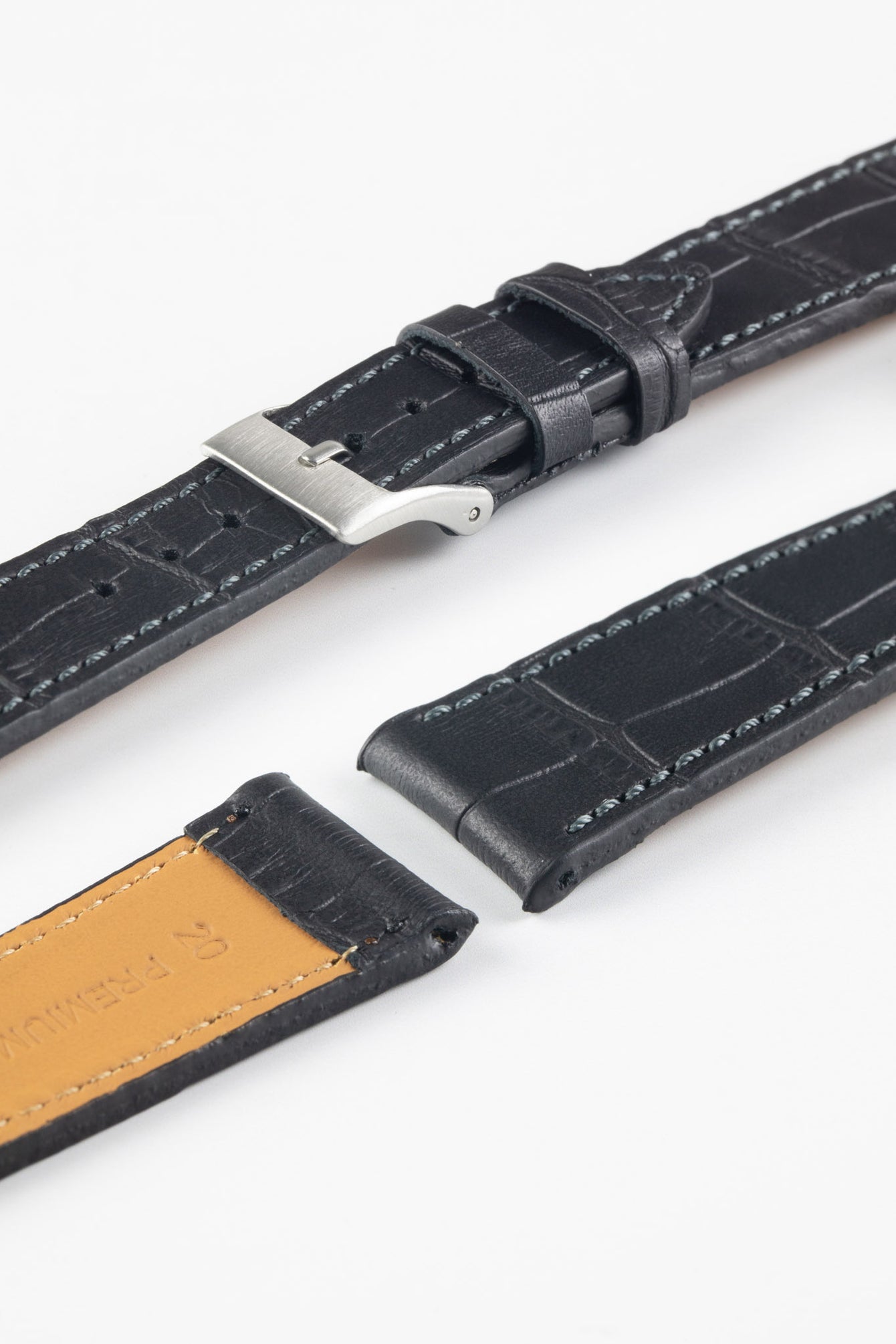 black crocodile strap 