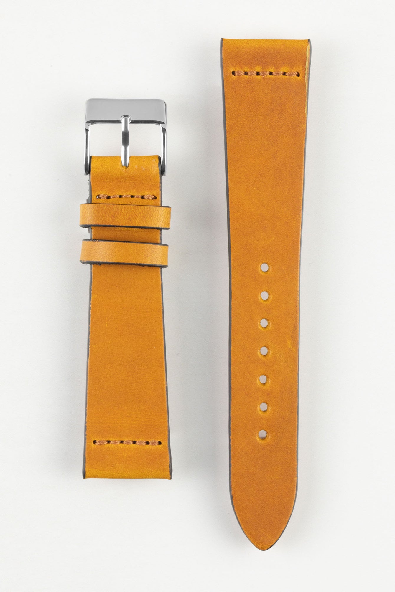 Pebro OILED ARTISAN Leather Watch Strap in HONEY