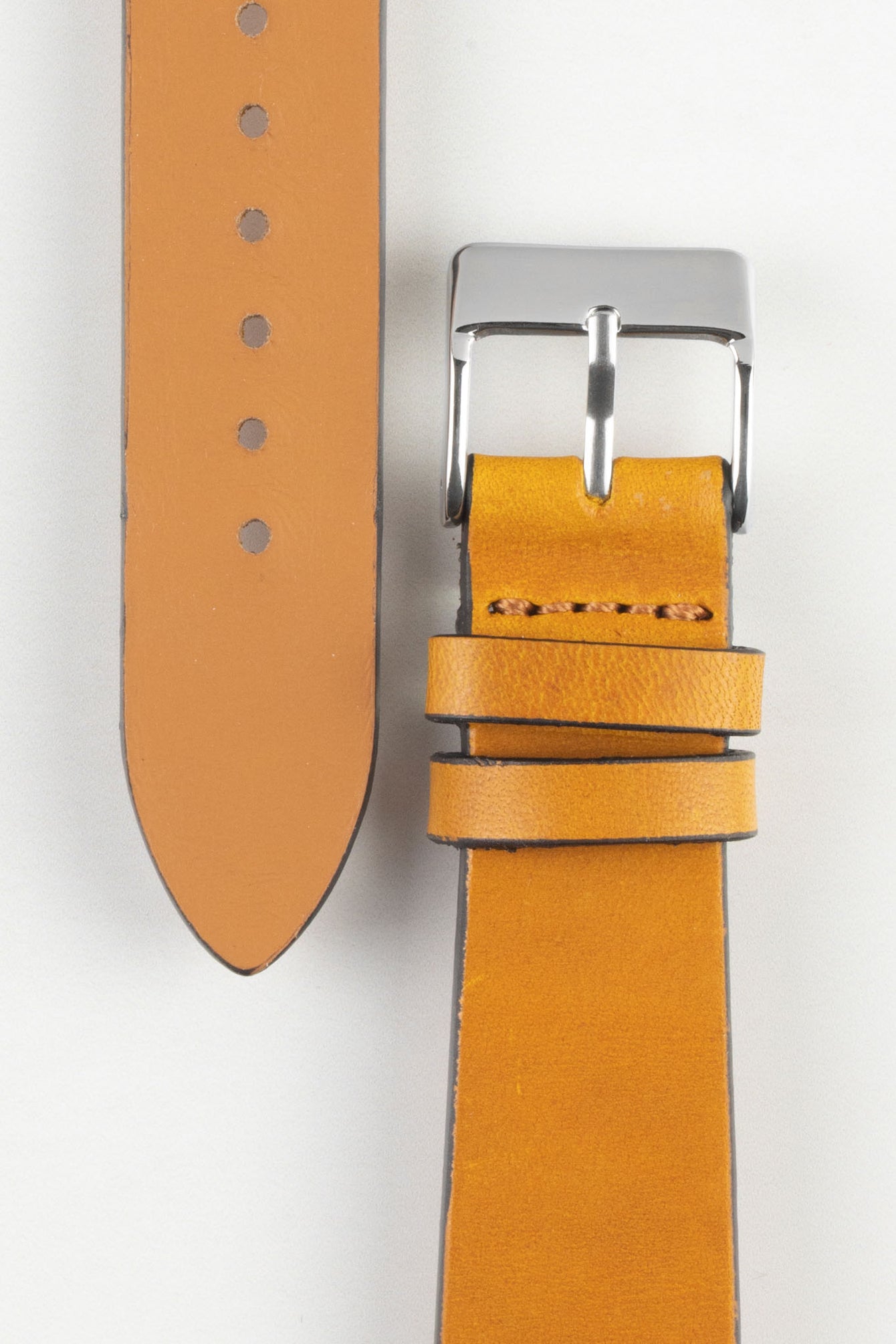 Pebro OILED ARTISAN Leather Watch Strap in HONEY