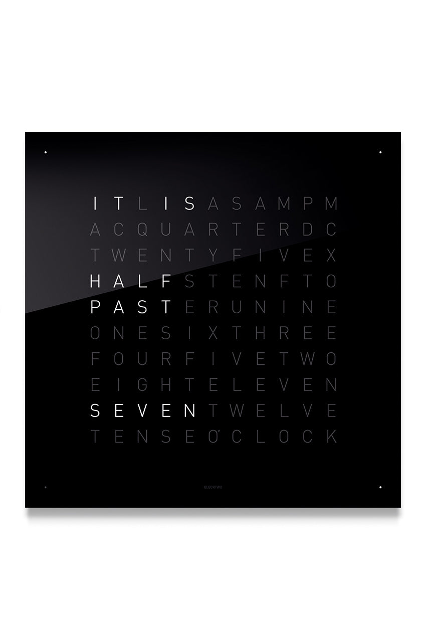 Modern Black Wall Clock