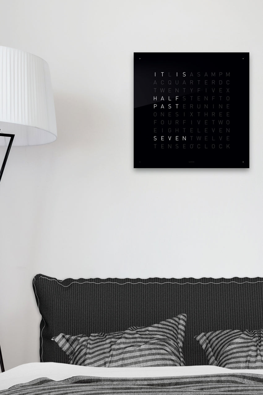 Modern Black Wall Clock