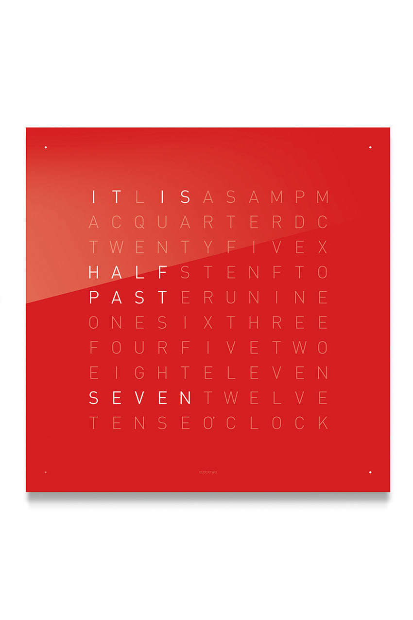 Red Wall Clock