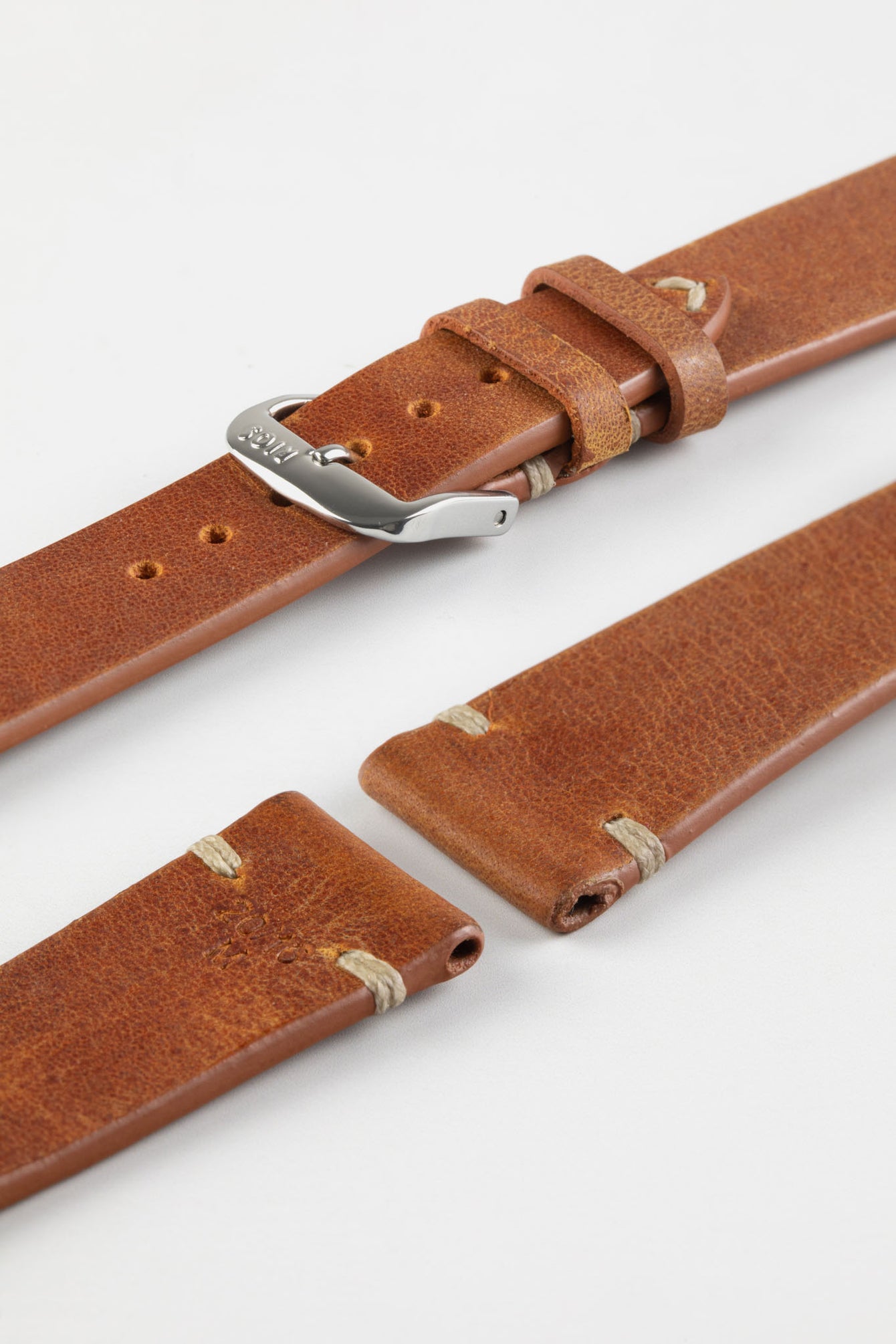 cognac watch strap 