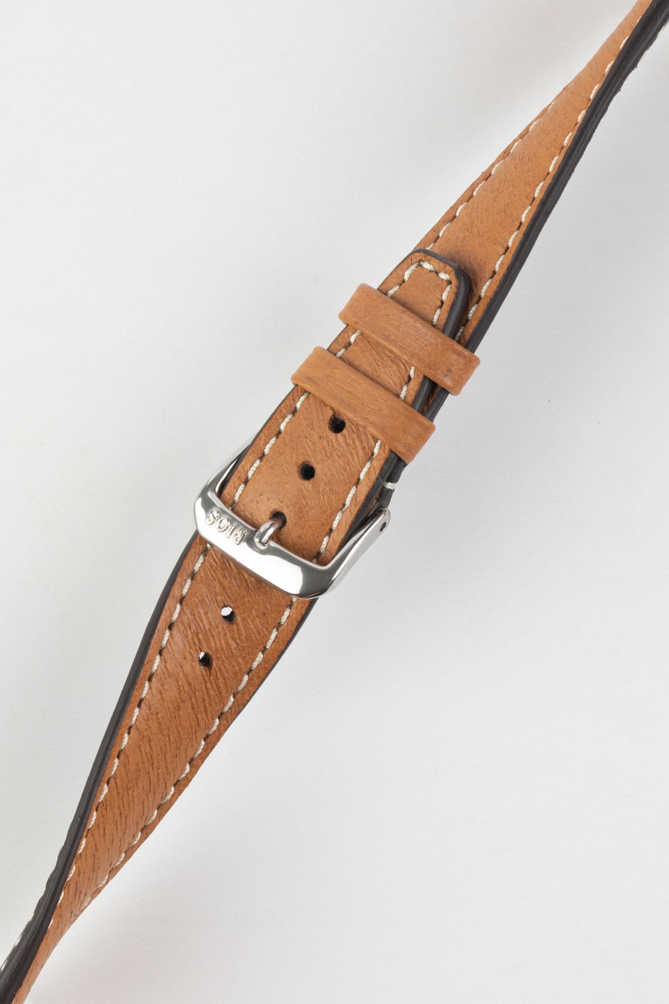 RIOS1931 HAVANA Genuine Pigskin Leather Watch Strap in COGNAC