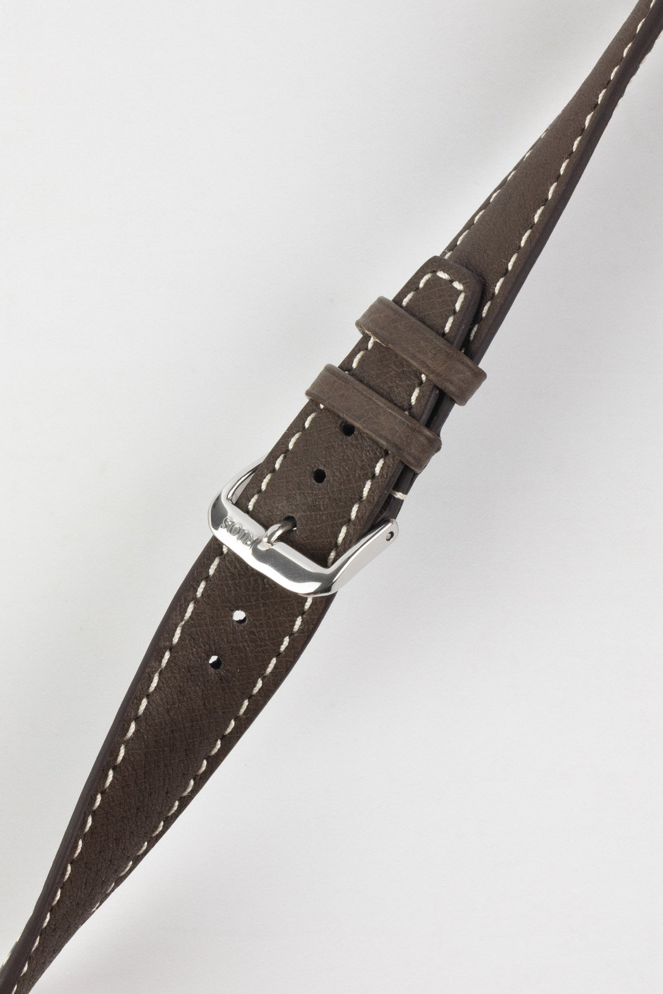 RIOS1931 HAVANA Genuine Pigskin Leather Watch Strap in MOCHA